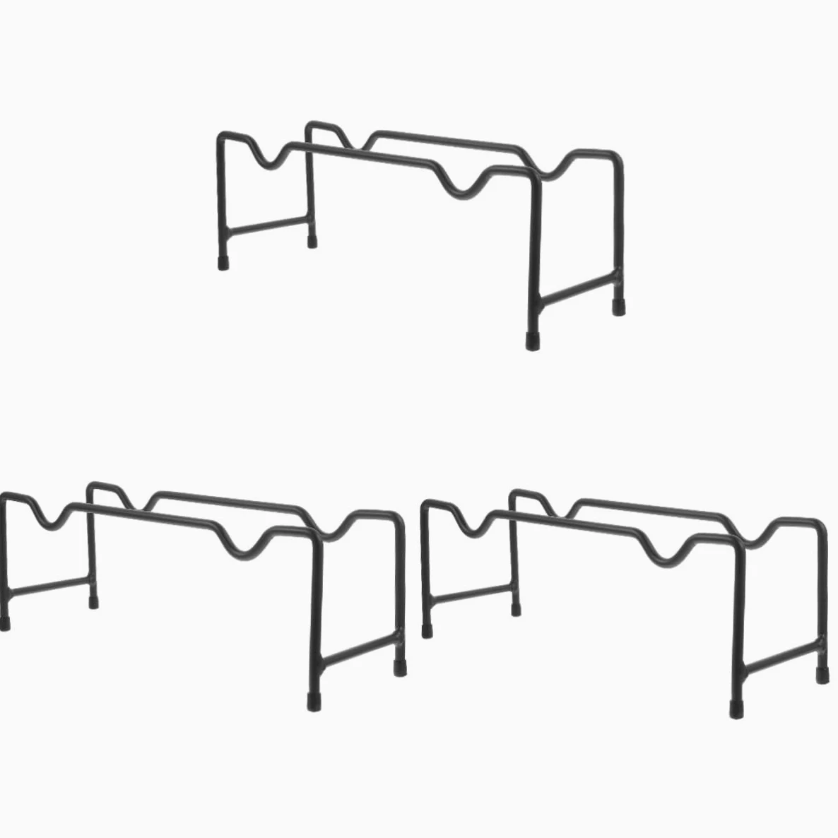 INOOMP 3pièces Support De Rangement Pour Haltères Intérieur Étagère De Stockage Pratique Pour Haltères à Support Compact Et Stable Pour Poids Accessoire De Fitness