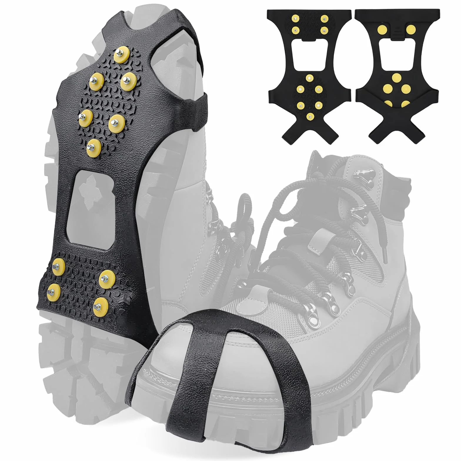 Crampons Neige Poids Léger Protection pour Marche Randonnée Hiver Alpinisme
