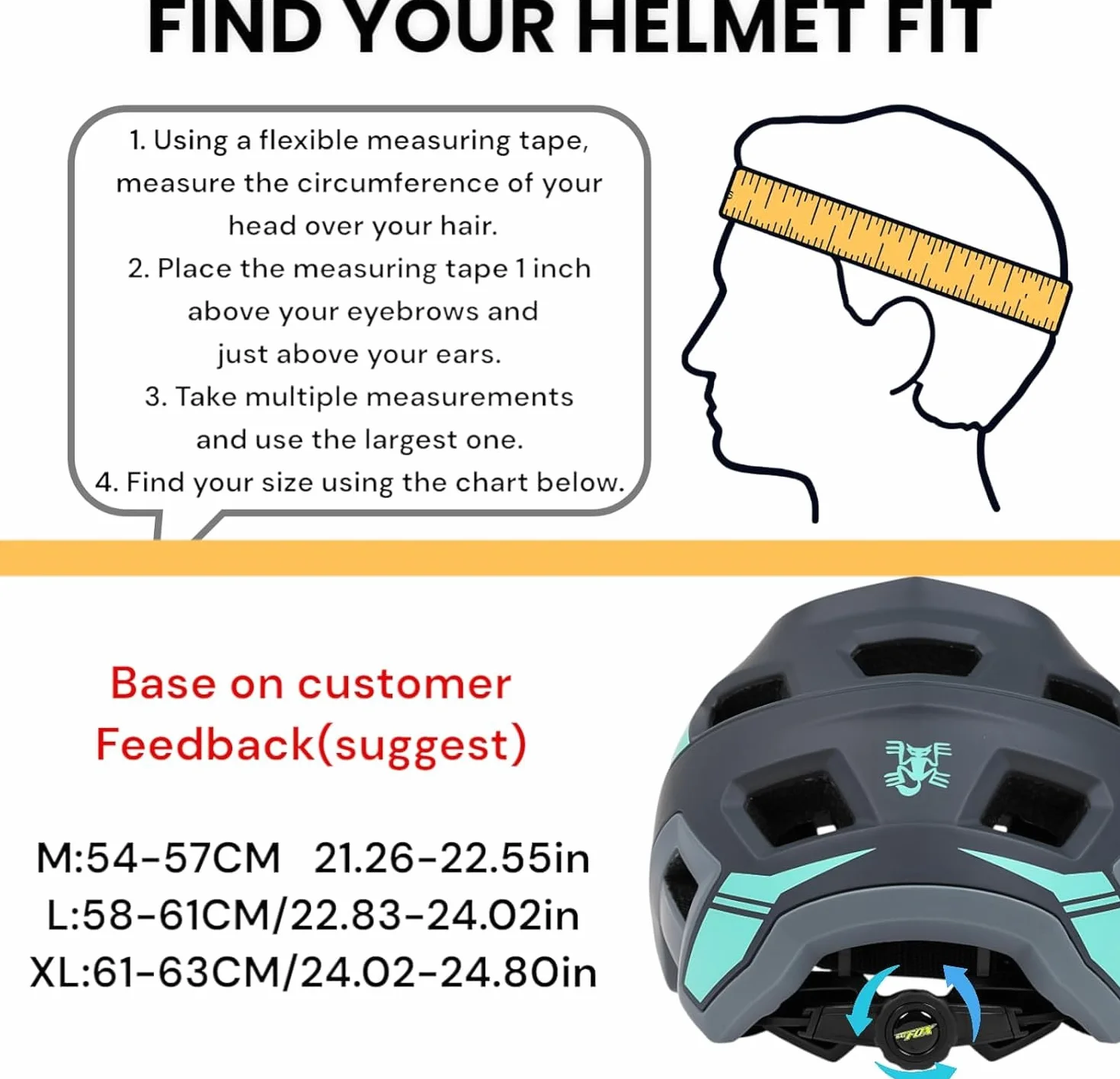 BATFOX Casque de vélo de montagne respirant avec visière pour VTT, vélo de route, BMX