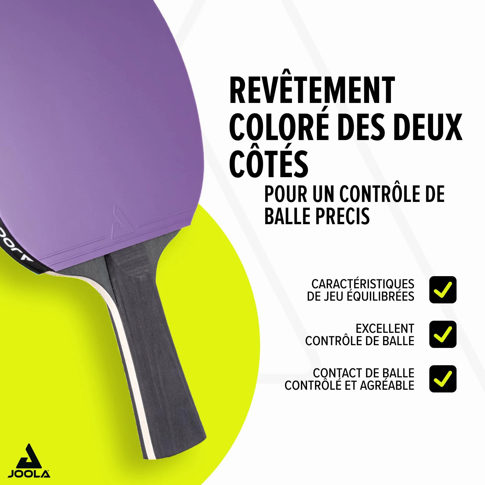 JOOLA Set de Tennis de Table Duo Colorato