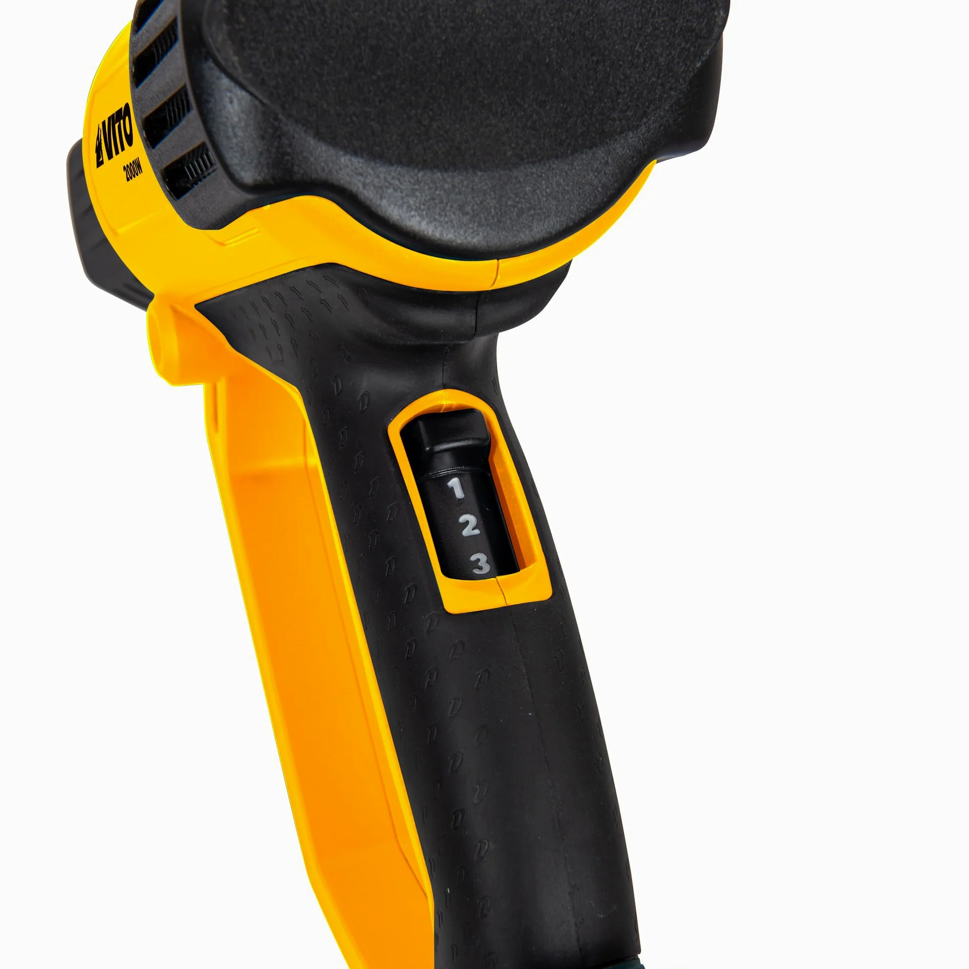 VITO - Pistolet a air chaud 2000W Décapeur thermique 3 Vitesses 50°à 600° 5 Accessoires Mallette