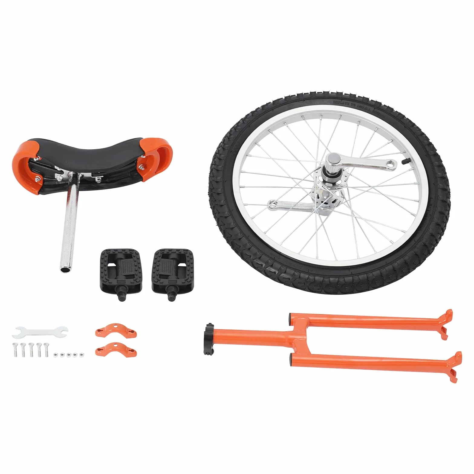 Monocycle 18 Pouces Acier au Manganèse 75 kg pour Sport Entraînement d'Équilibre
