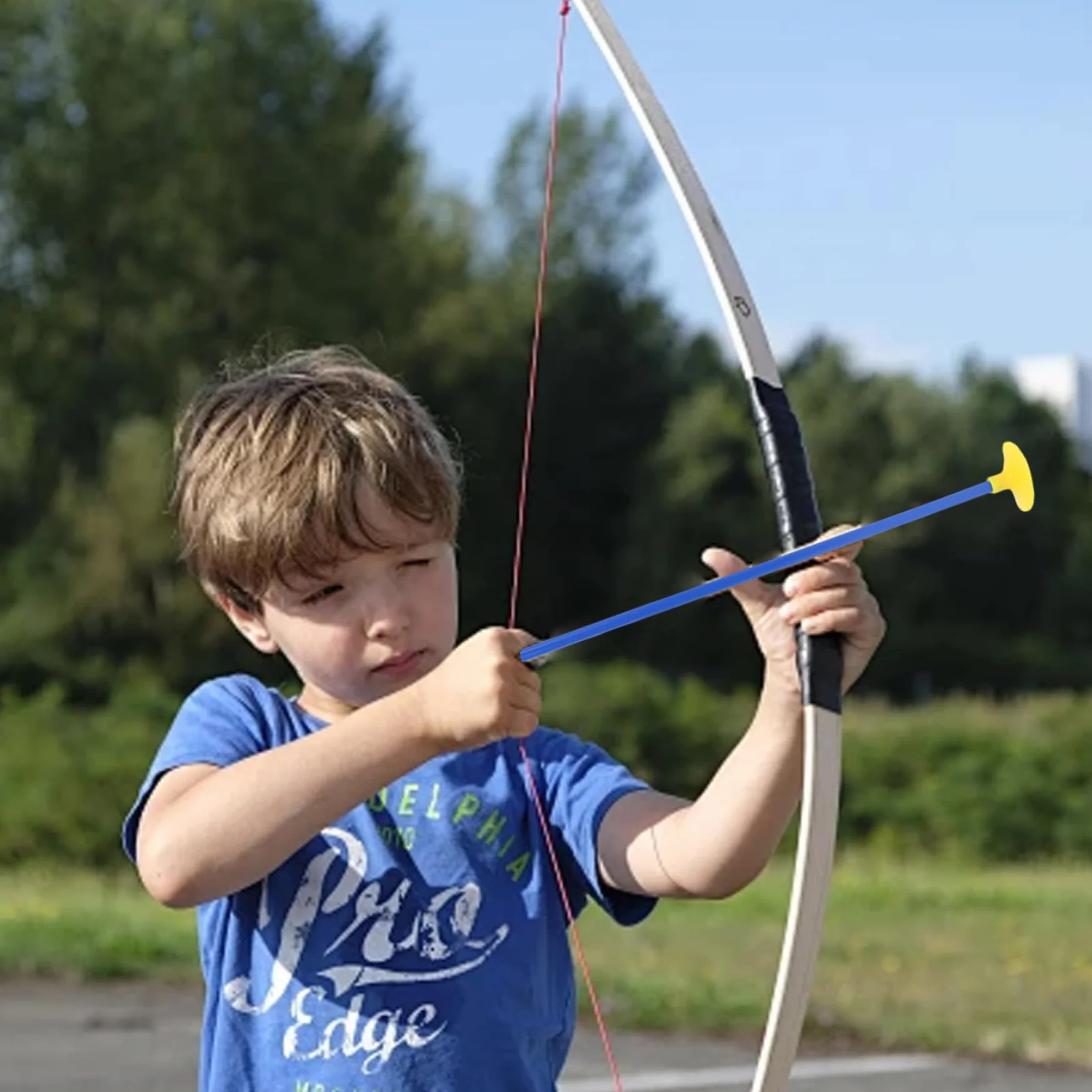 Flèches à Ventouse 16, 54 Pouces, Flèches de Remplacement pour Enfants Jouets tir à l'arc Bleu