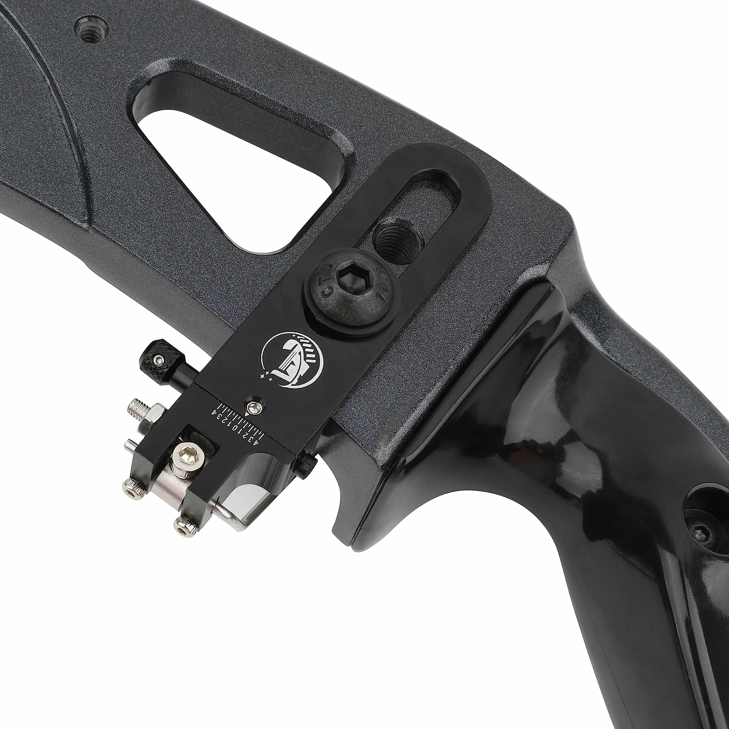 Wolfman Repose-Flèche Magnétique Tir à l'Arc Support de Flèche Ajustable Aluminium Antichoc pour Arc Recourbé Droitier