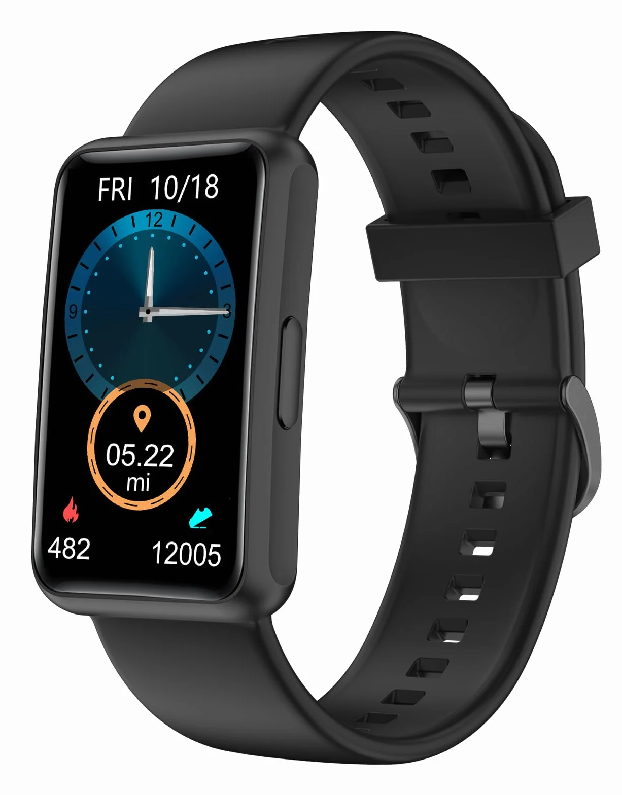 Montre Podometre Etanche IP68 1.47 Pouces Femme Homme Enfant Trackers d'Activité Sport Course à Pied Marche KM Calories Sommeil Chronometre Minuteur