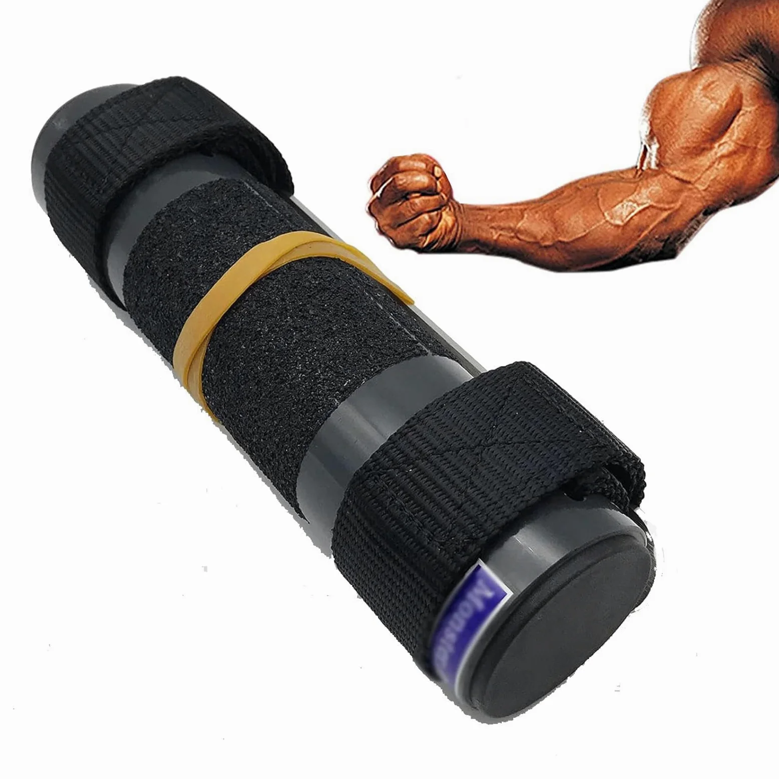 COYEUX Poignée d'entraînement des Doigts de l'avant-Bras, poignées de renforcement de clé de Poignet, Sangle de 3,8 cm/1,5 Pouces, poignée de Force, pour Salle de Fitness, Triceps, Biceps