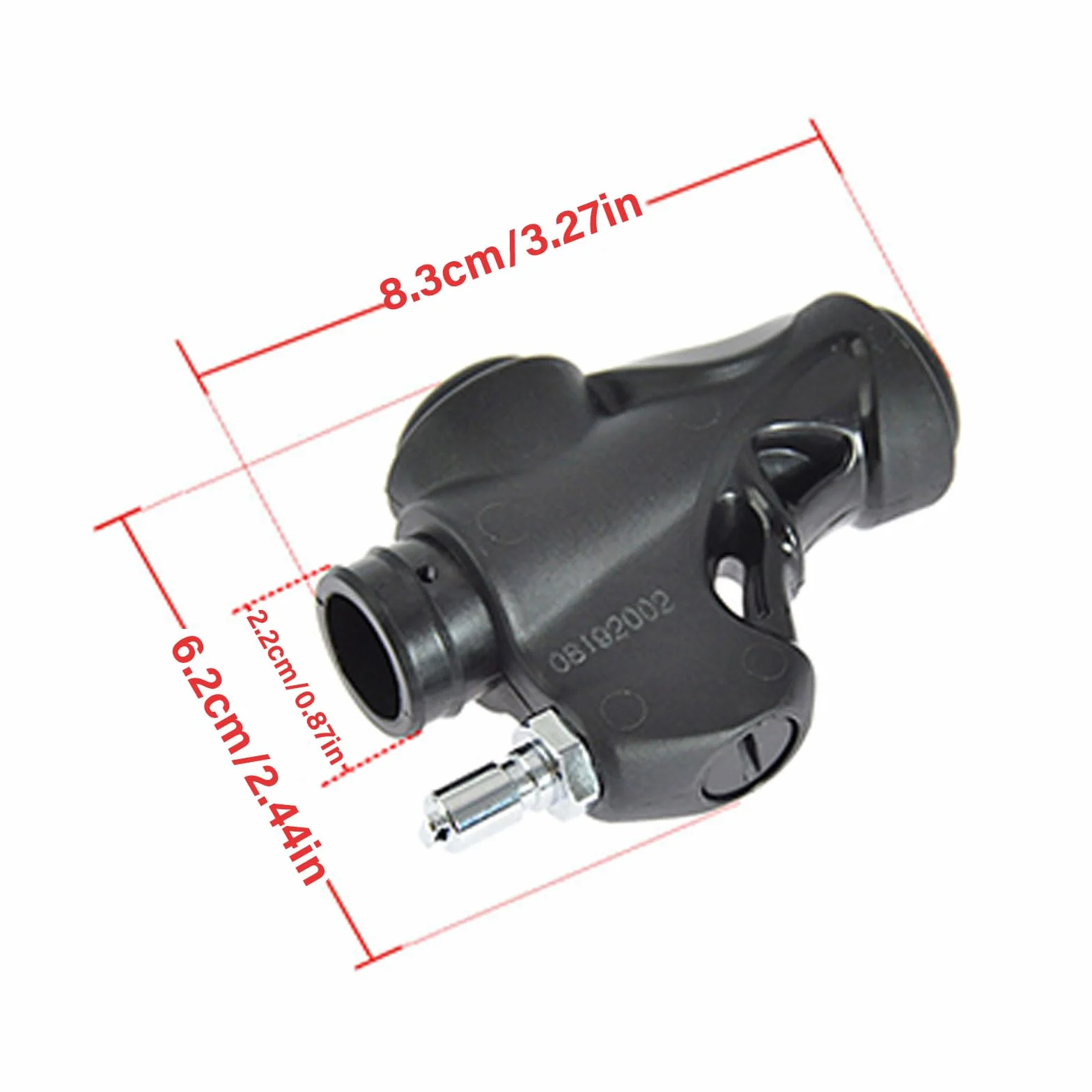 Veste de plongée 3/4" Inflateur de courant standard