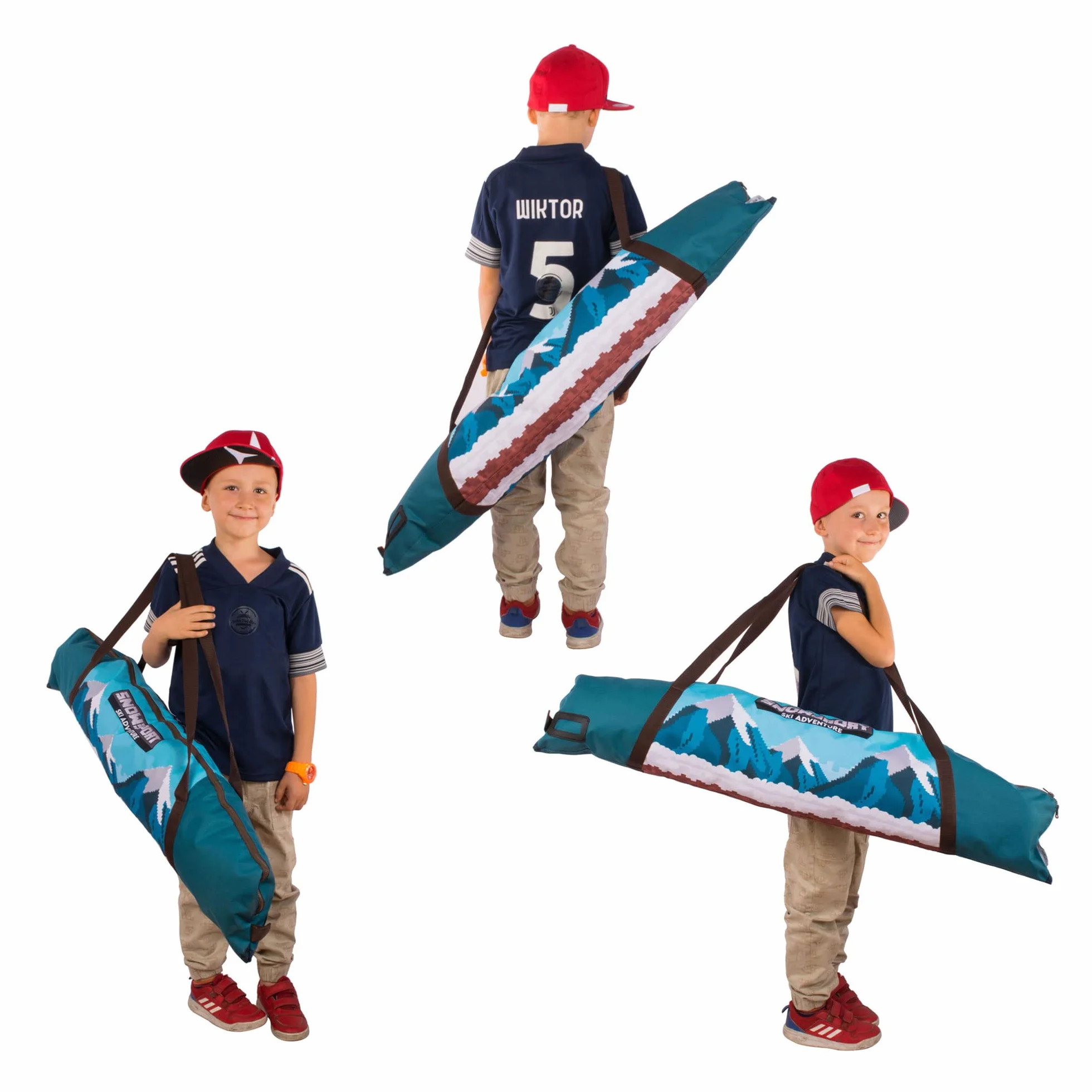 SnowCraft Sac de ski enfant 6 en 1