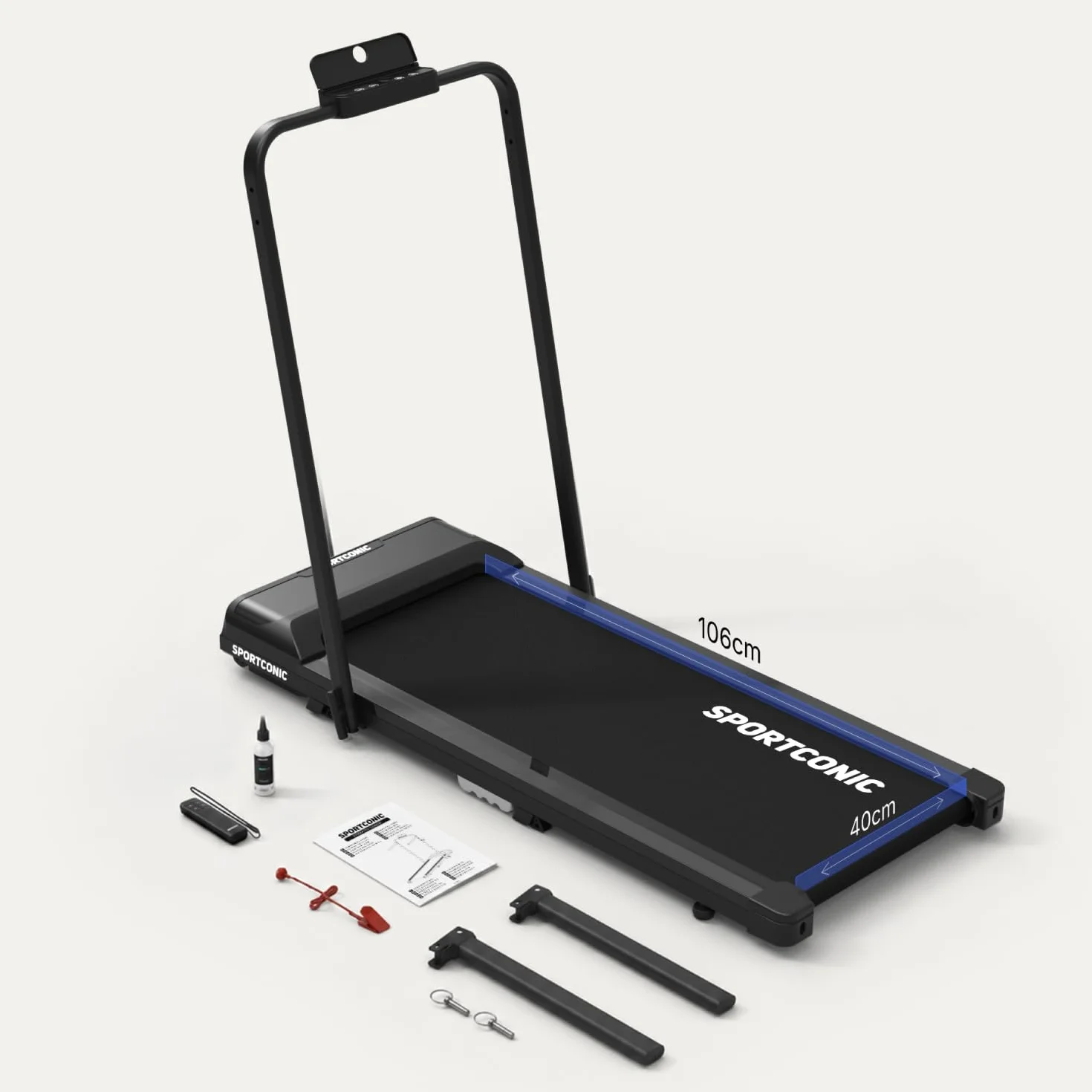 Tapis de Course Pliable Silencieux avec Télécommande – Walking Pad Compact pour Maison & Bureau