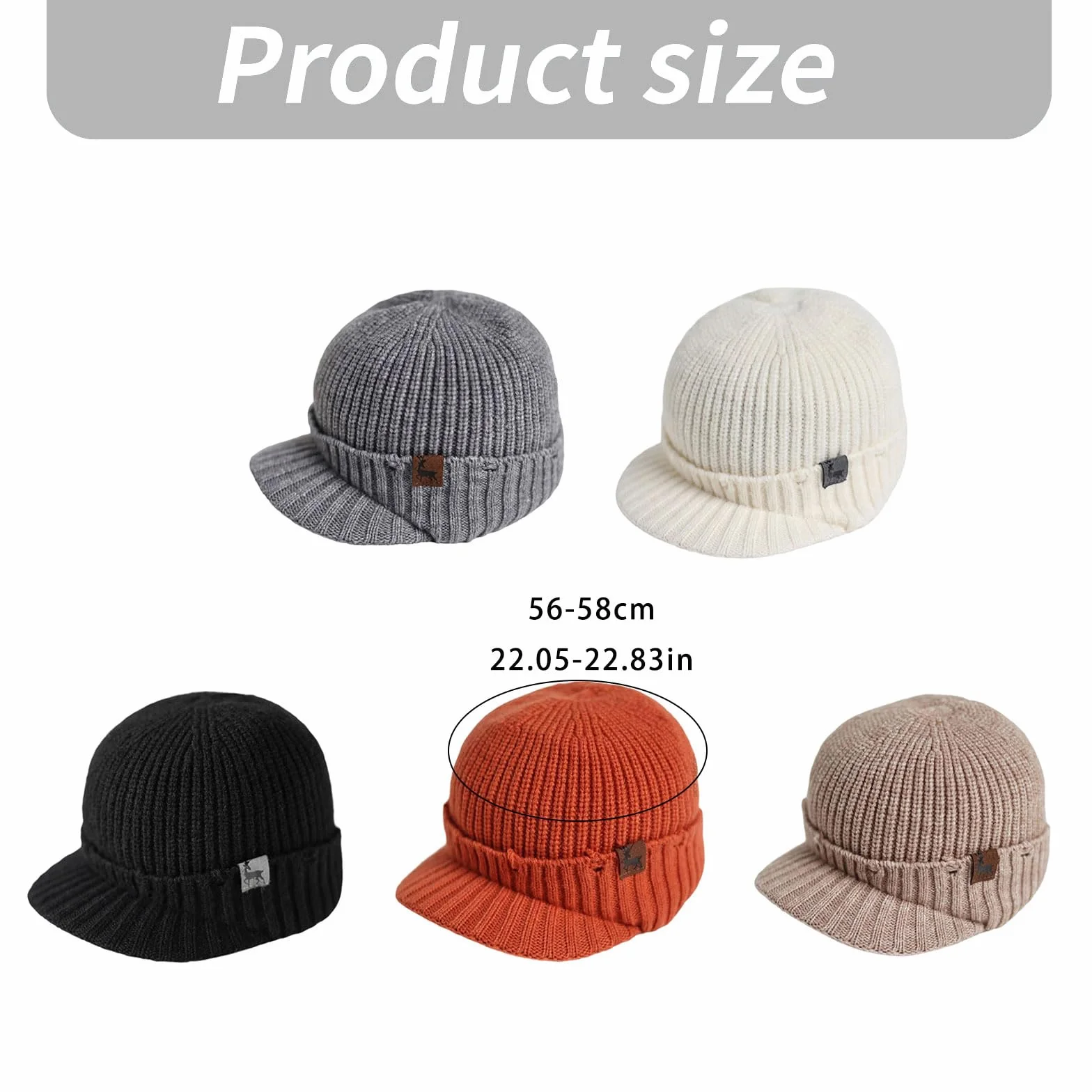 Couvre-chef en polyester léger avec cache-oreilles réglable et coupe-vent pour hommes, femmes et enfants - Casquette d'équitation par temps froid