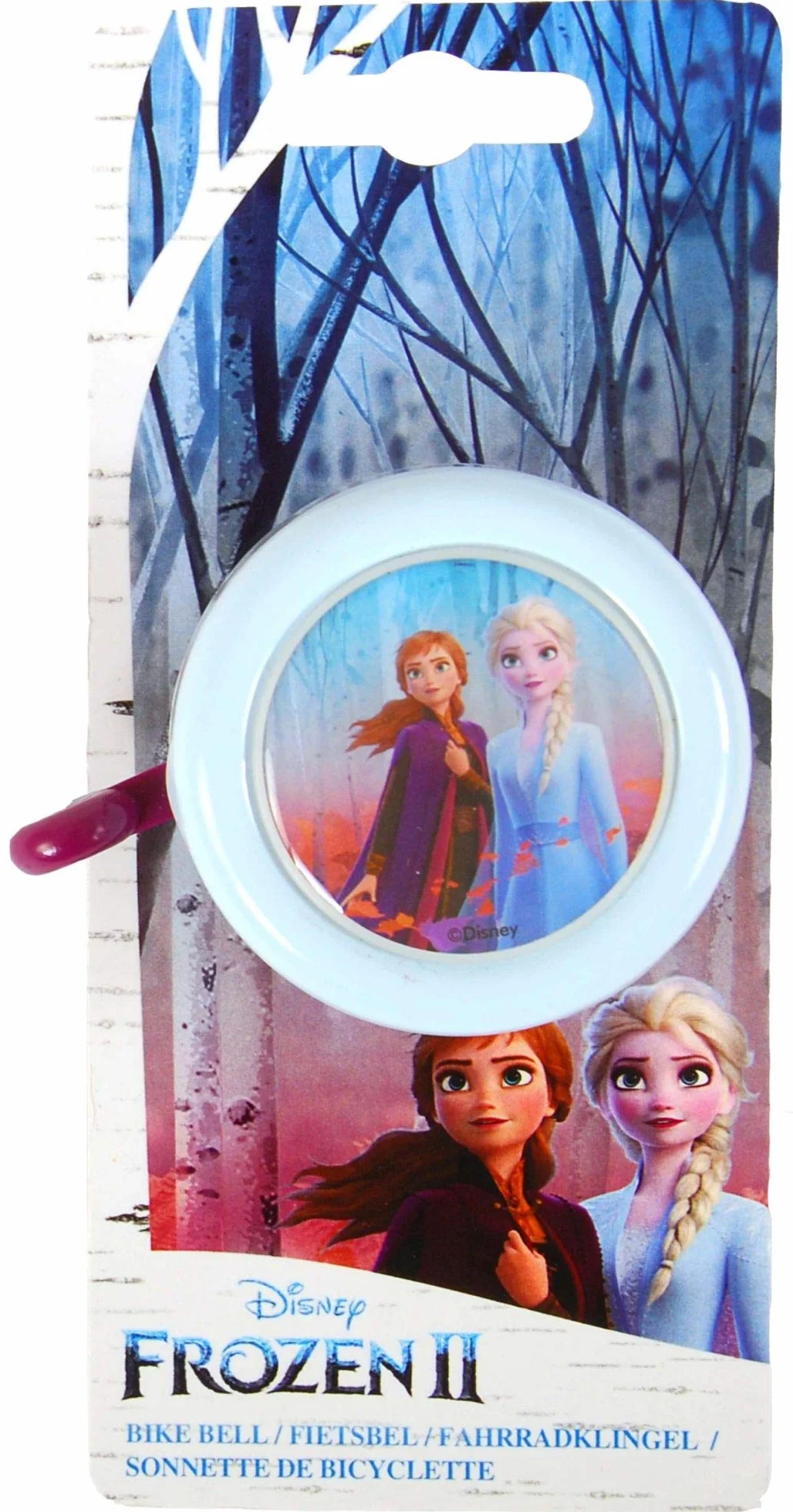 Kubbinga La Reine des Neiges 2 Frozen 2 Sonnette de vélo Cloche de vélo Enfant Filles
