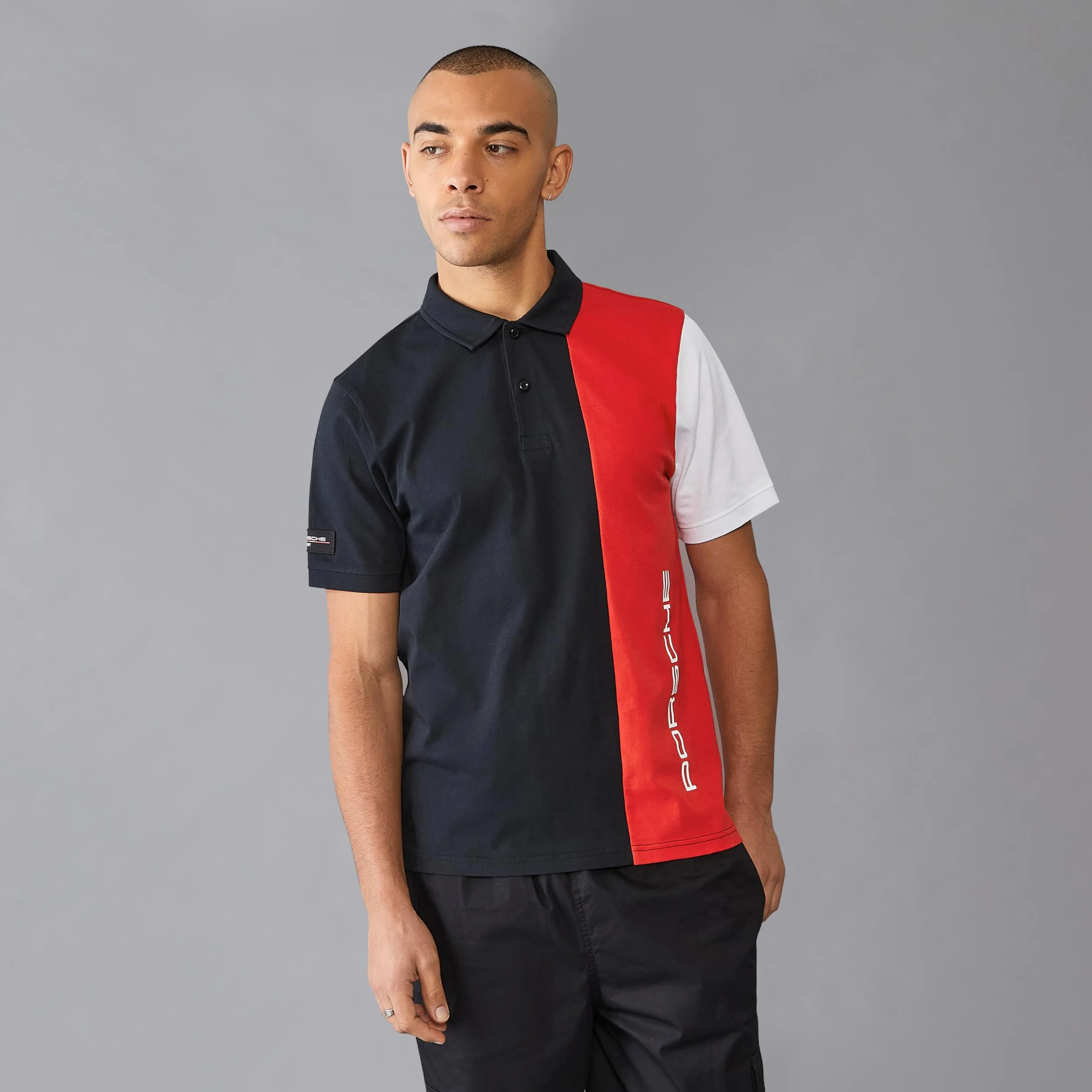 Porsche Motorsport Polo Rayures Homme