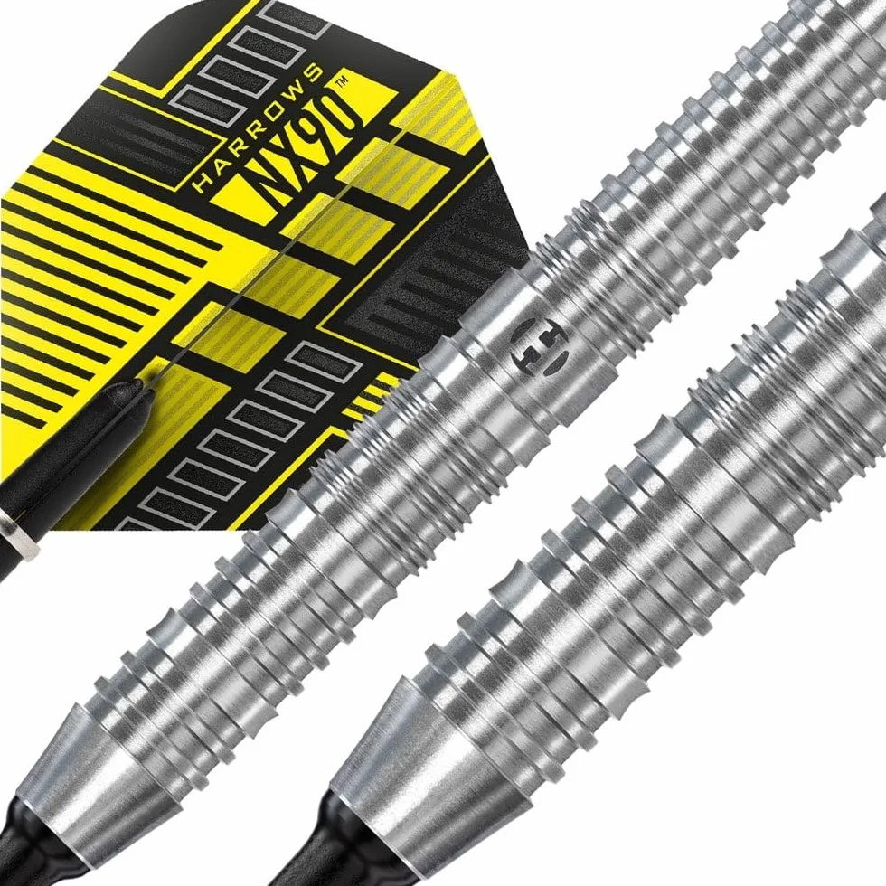Harrows Lot de 3 fléchettes NX90 Professionnelles 90% tungstène 18g 20g Pointe Souple