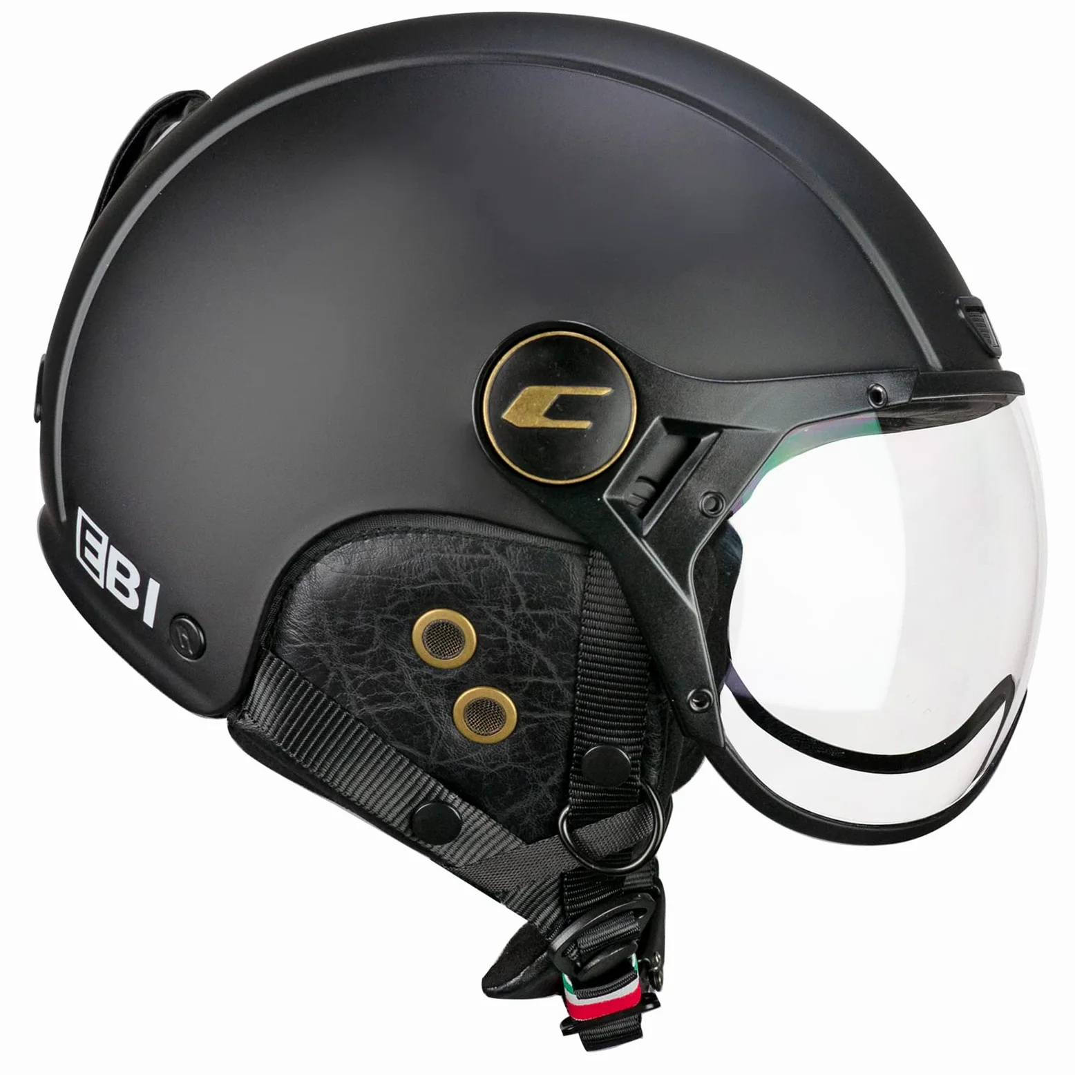 CGM EBI Casque de Ski Unisexe pour Adulte, Noir Mat, XL (60 cm)