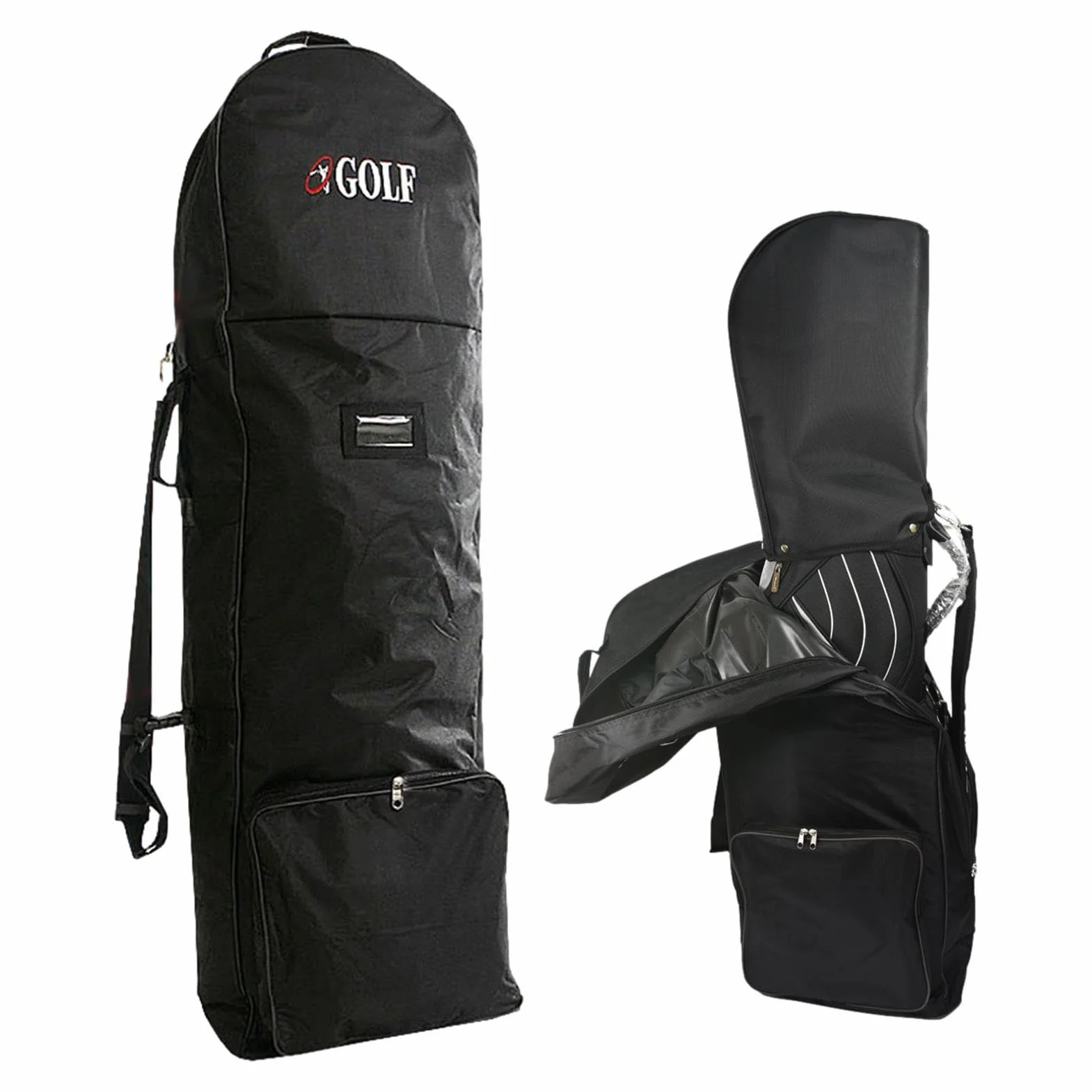 Sac de Golf pour Voyage avec Roues, Bandoulière Réglable