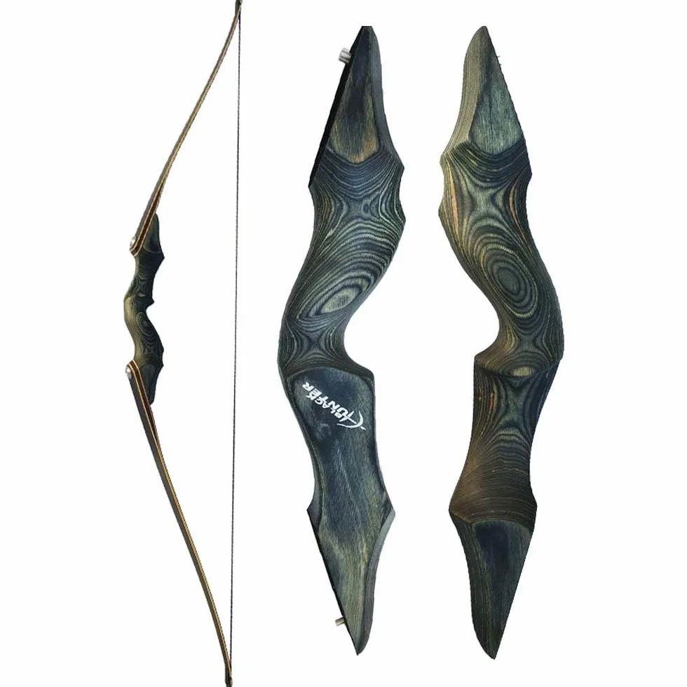 Arc Classique Takedown 60'' Recourbé 30lbs 35lbs 40lbs Tir à l'Arc Chasse Bois