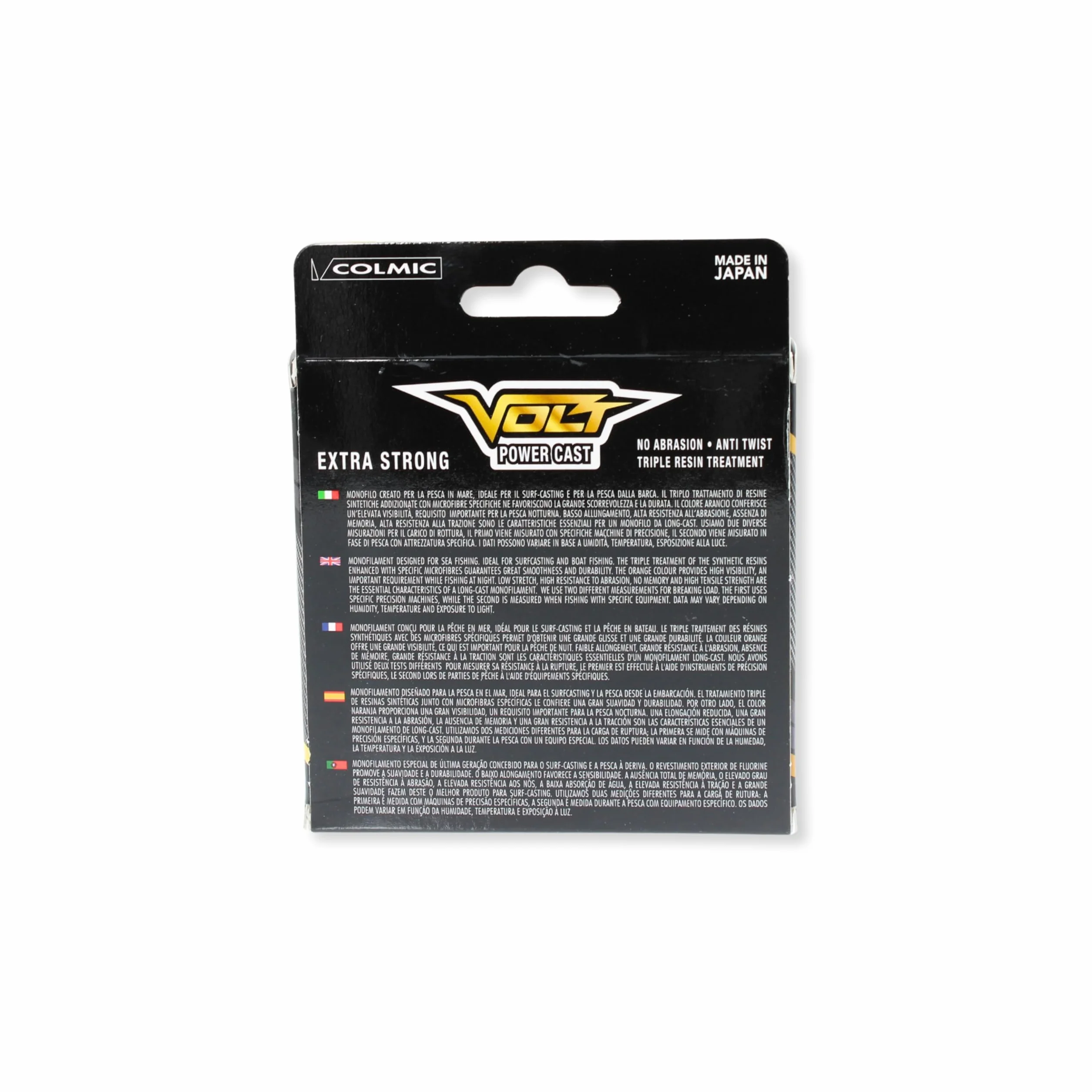 Colmic Volt Power Cast monofilament line surfcasting pêche en mer 300m 1000m