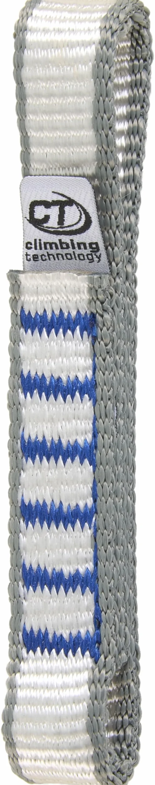 Climbing Technology Lime Set NY 12 cm Mousqueton Forme D Bleu Nylon 2 Unités 200 kg Auto-verrouillant