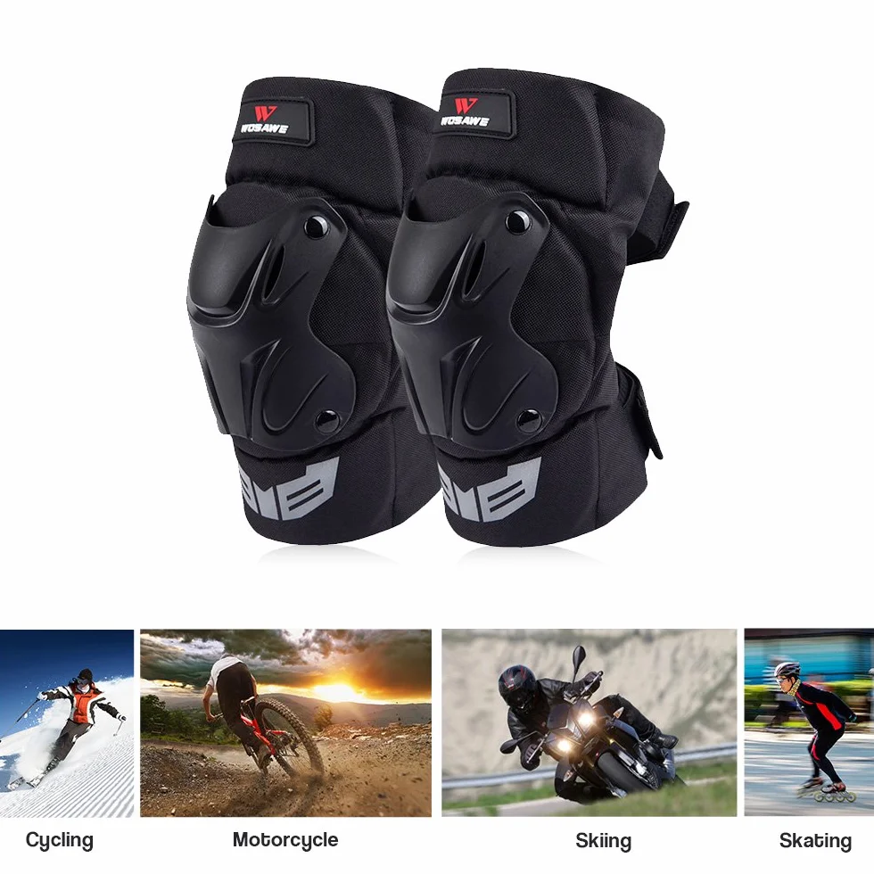 LIXADA Vélo Genouillère Support Protecteurs Coussinets