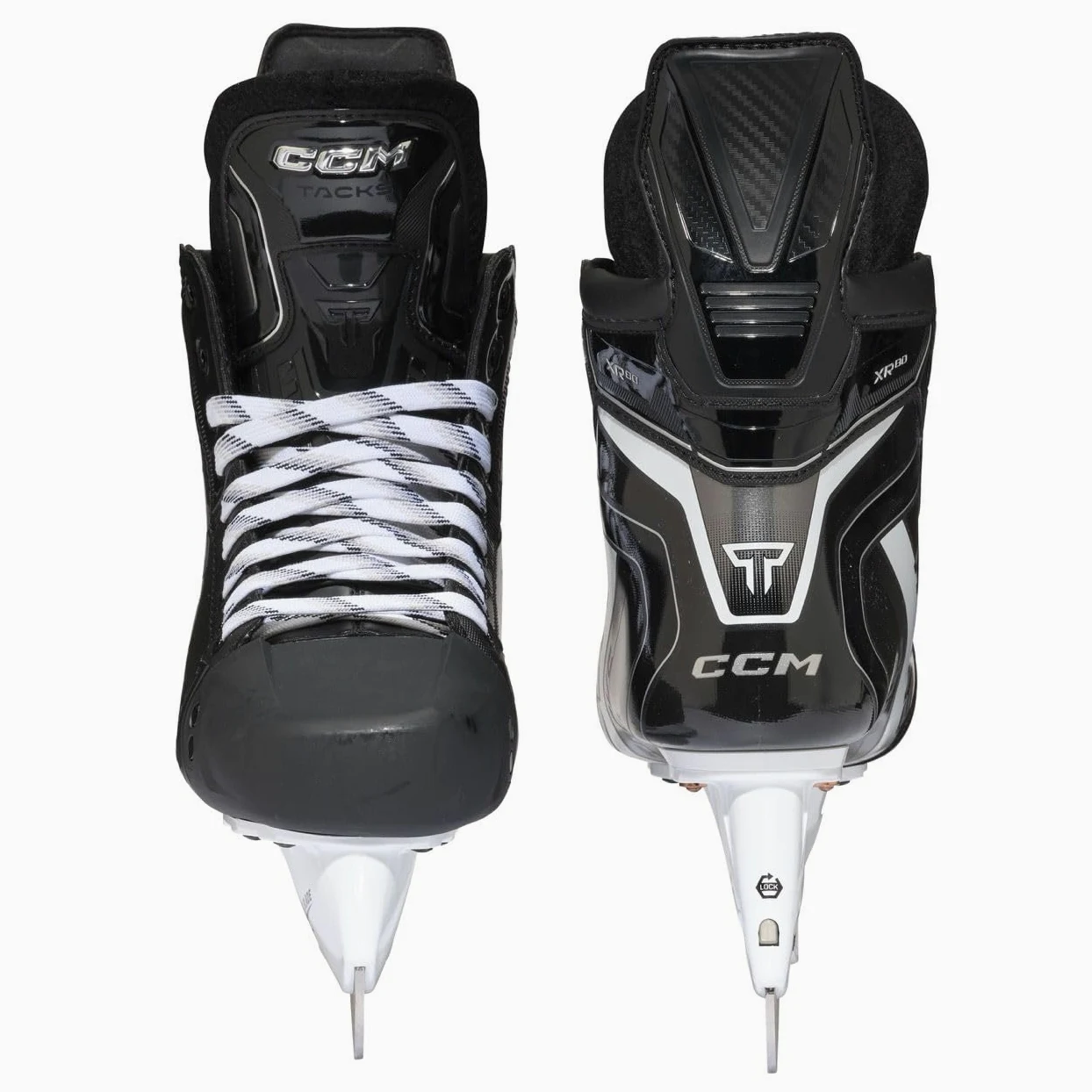 CCM Tacks XR80 Patins de hockey sur glace Senior Largeur : large