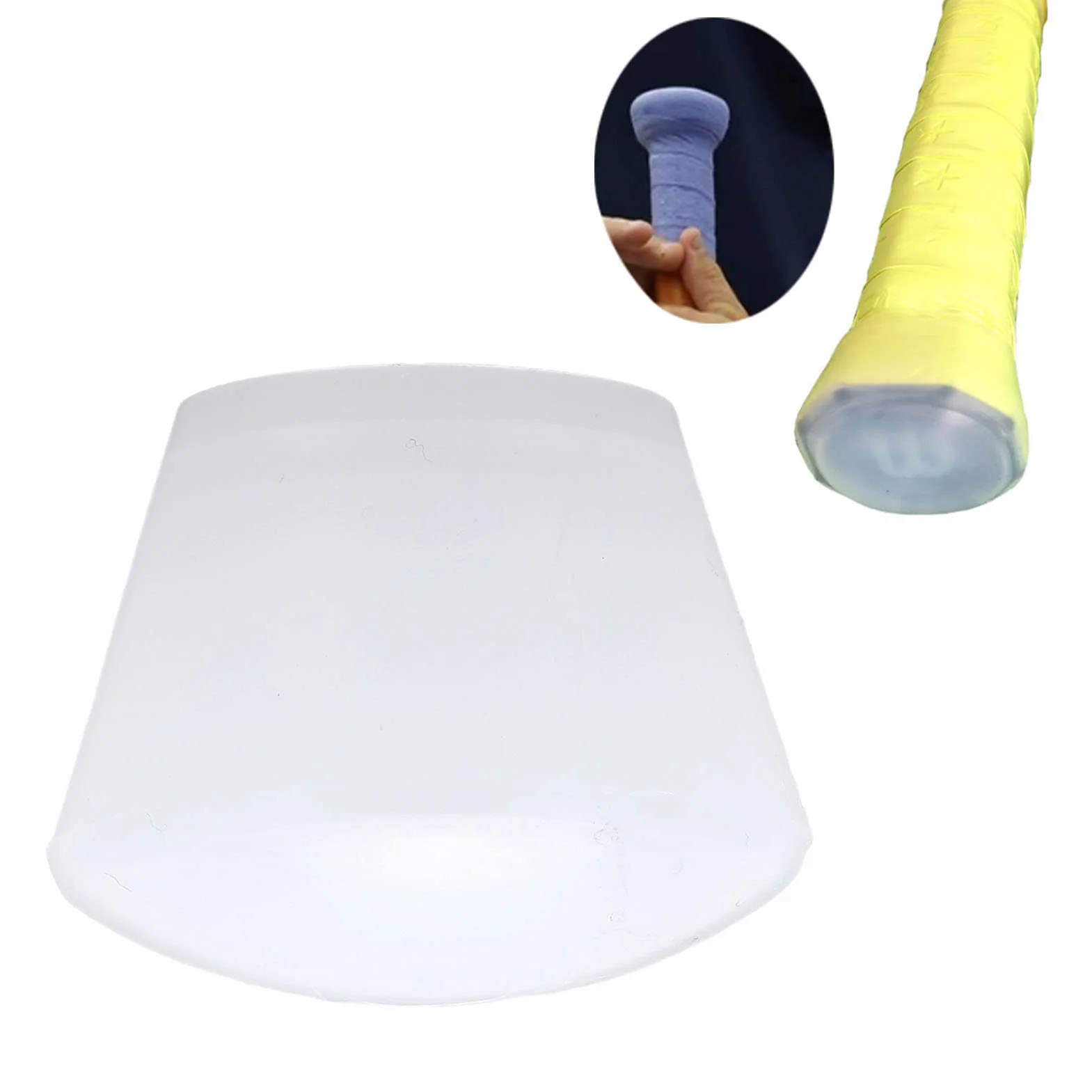 Amortisseurs de Raquette en Silicone pour Tennis étui Antichoc Couverture Arrière