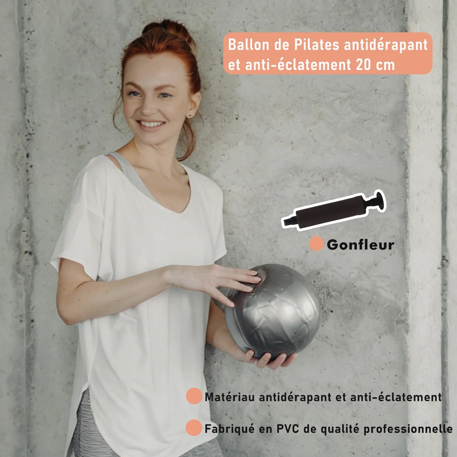 Kit d'anneau de Pilates avec Poids pour Chevilles et Poignets et Bandes de résistance pour Débutants