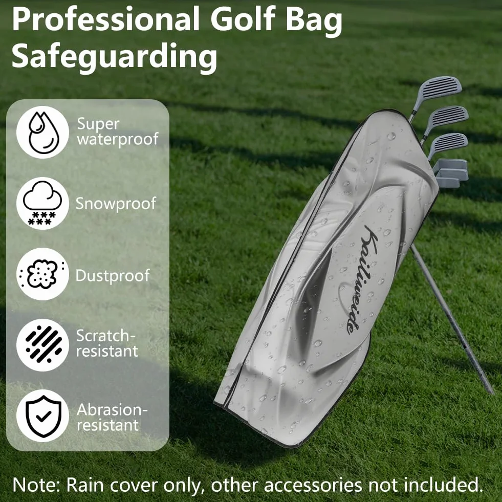 Flintronic Sac de Golf, Housse de Voyage étanche Poussière Coupe-Vent pour Hommes Femmes Golfeurs