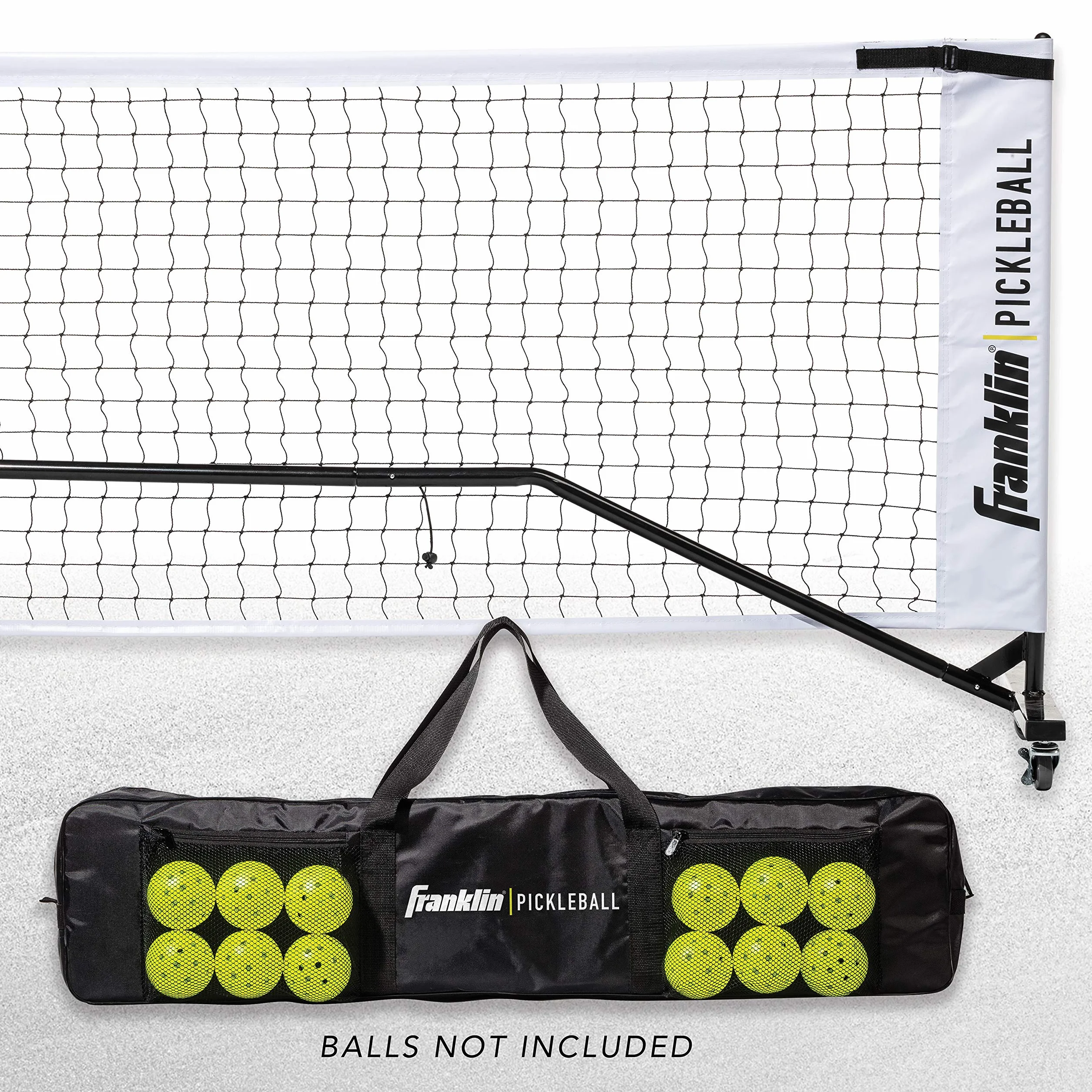 Franklin Sports Filet de Pickleball Portable d'extérieur – Taille Réglementaire Officielle 6,7 m avec Sac de Transport