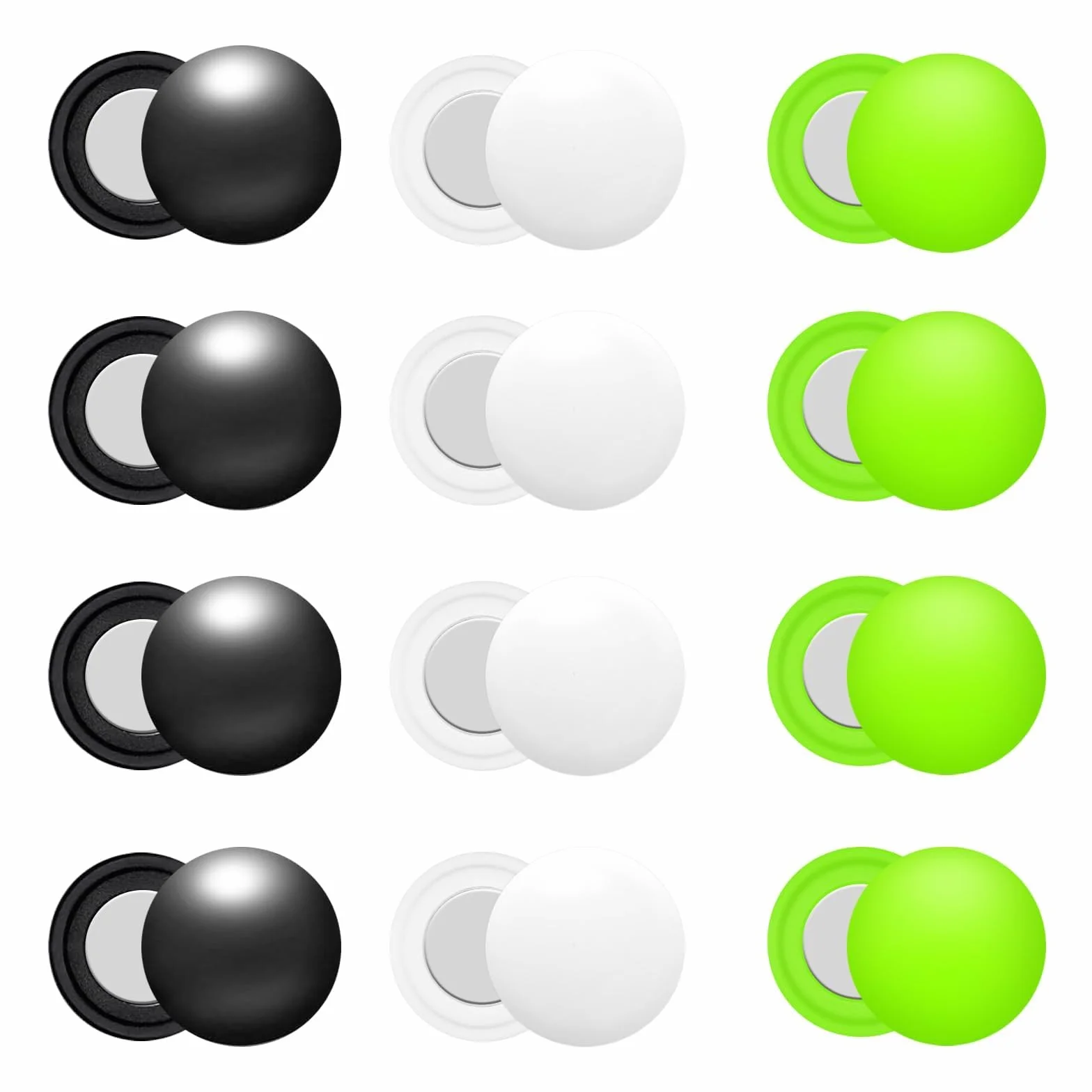 Lot de 12 clips pour dossard de course marathon, porte-numéro, aimants