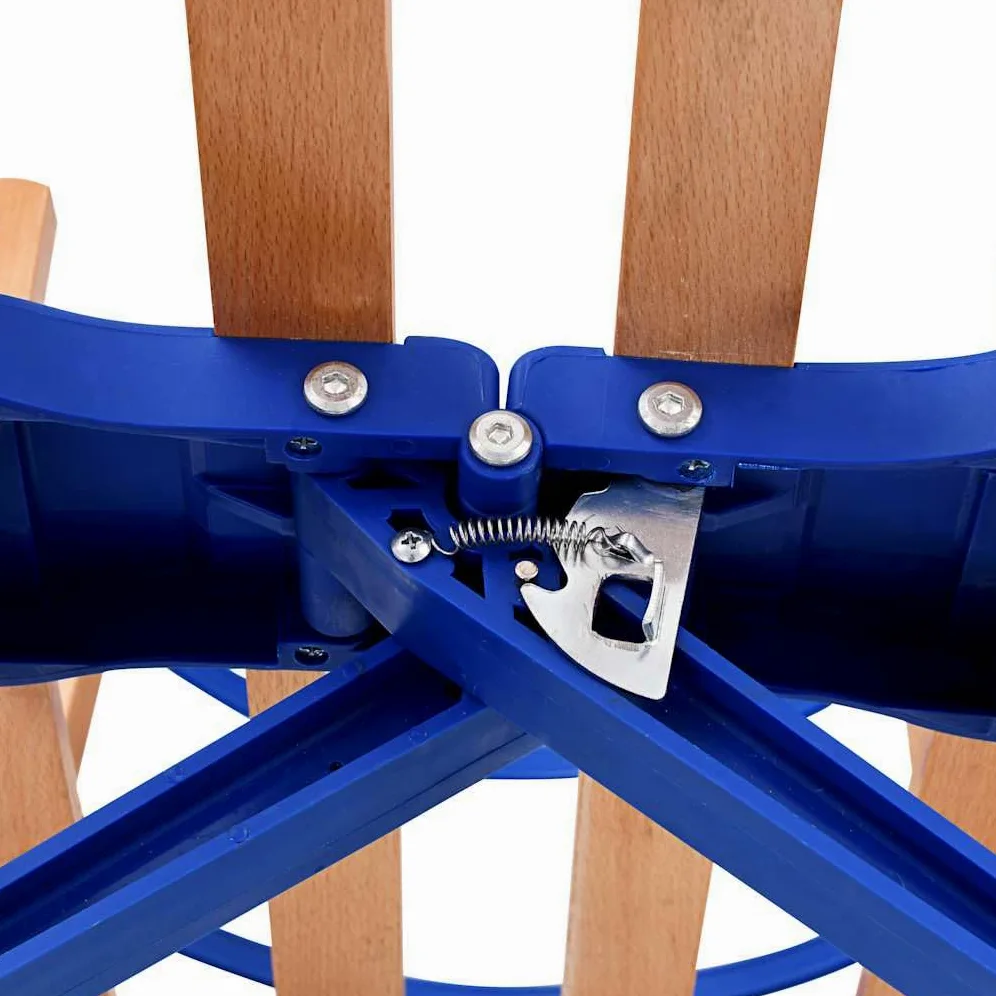 Générique Traîneau Pliable en Bois avec Dossier 119 cm,Équipements Sportifs,Loisirs de Plein air,Activités & Sports d'hiver,Traîneaux,Beige,6.9 KG,91458