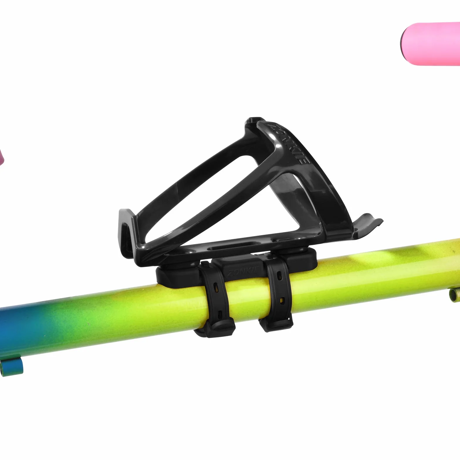 Porte-Bouteille de vélo en Plastique avec Base de Montage Noir