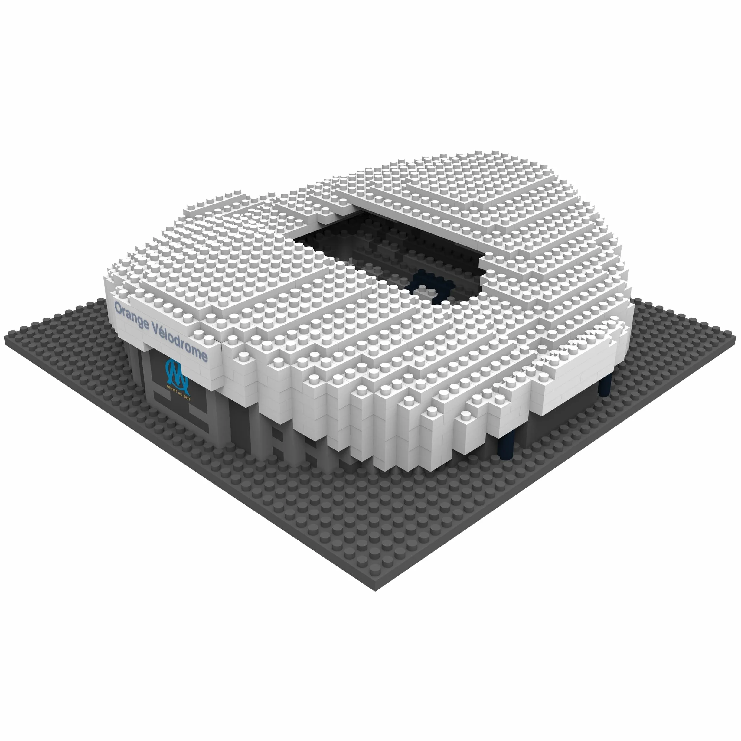 FOCO Orange Vélodrome BRXLZ Mini Stade 3D Briques Jouet de Construction Modèle