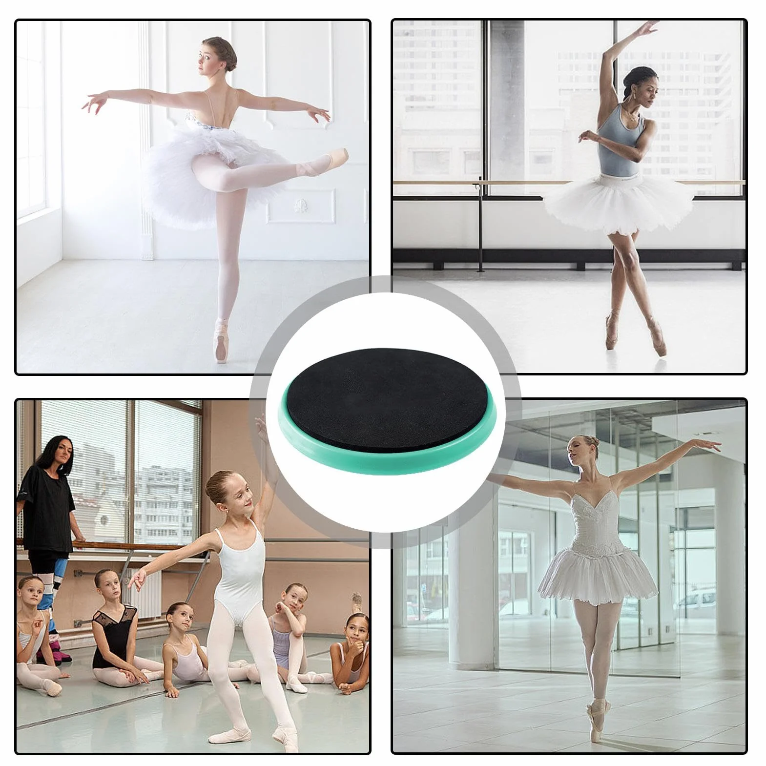 Plateau Tournant Pour Patinage Artistique - Accessoire De Danse Circulaire Pour Danseurs, Pom-pom Girls, Gymnastes