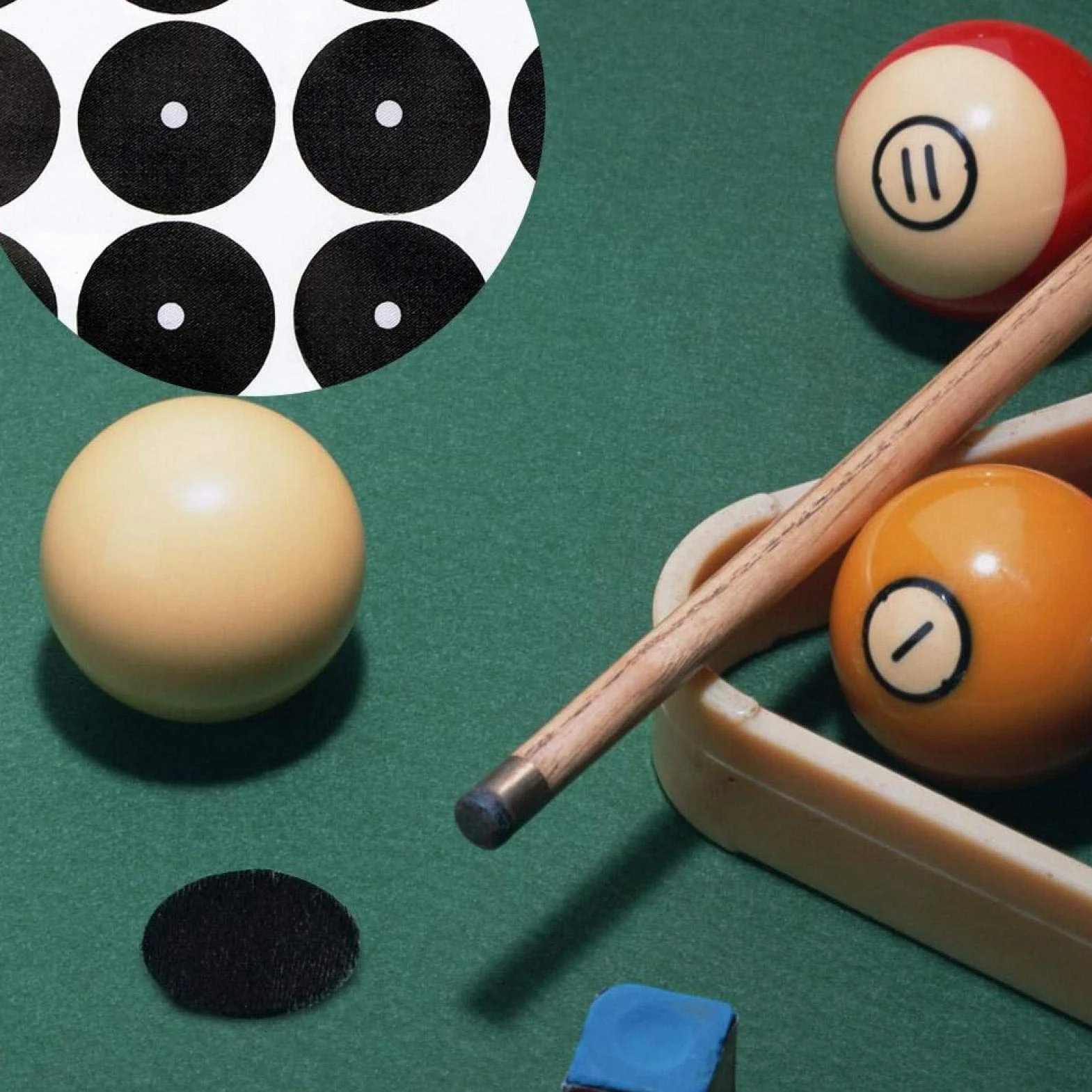 Autocollant de Point de Bille de Table de Billard Accessoires Localisateur