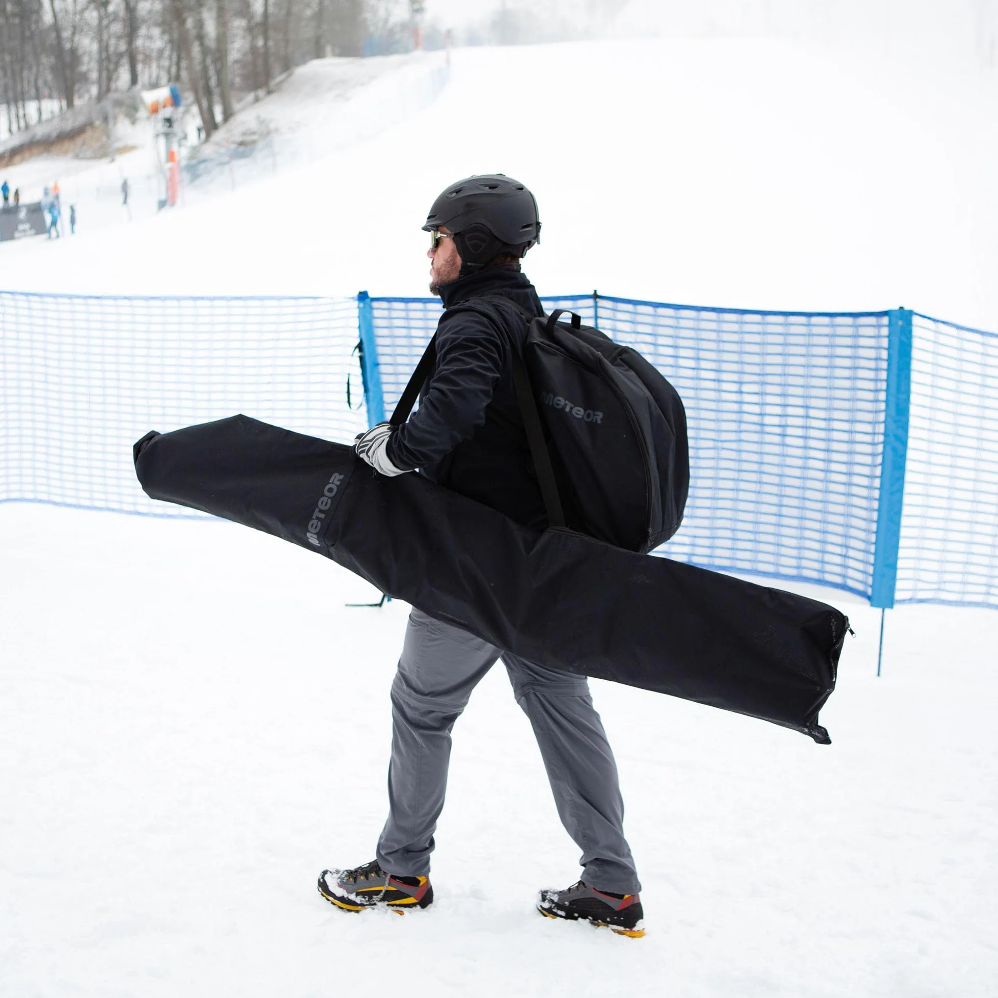 Meteor Sac à Chaussures de Ski Compact Imperméable pour Chaussures et Gants - Léger et Durable