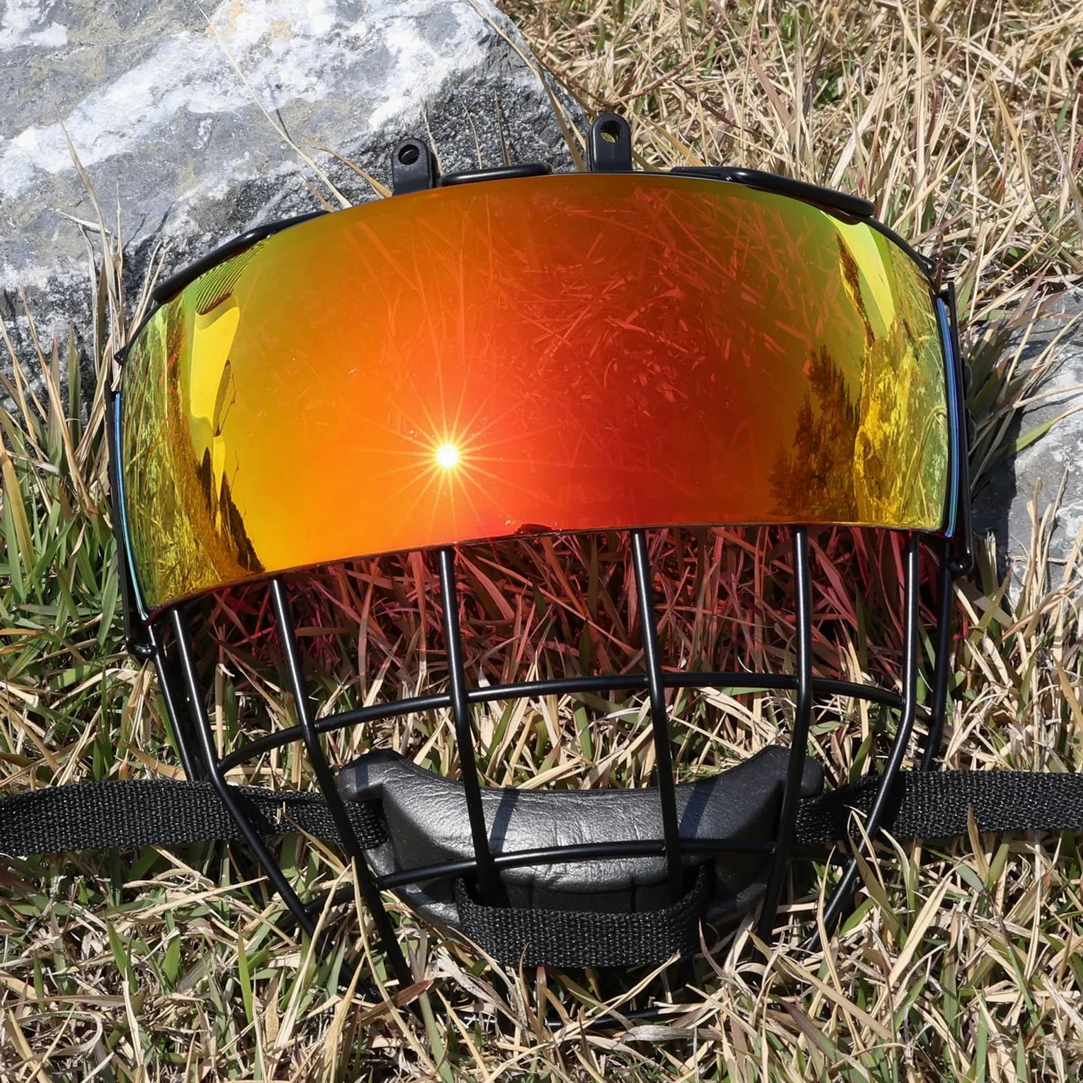 GY Combo cage de casque de hockey et protection faciale