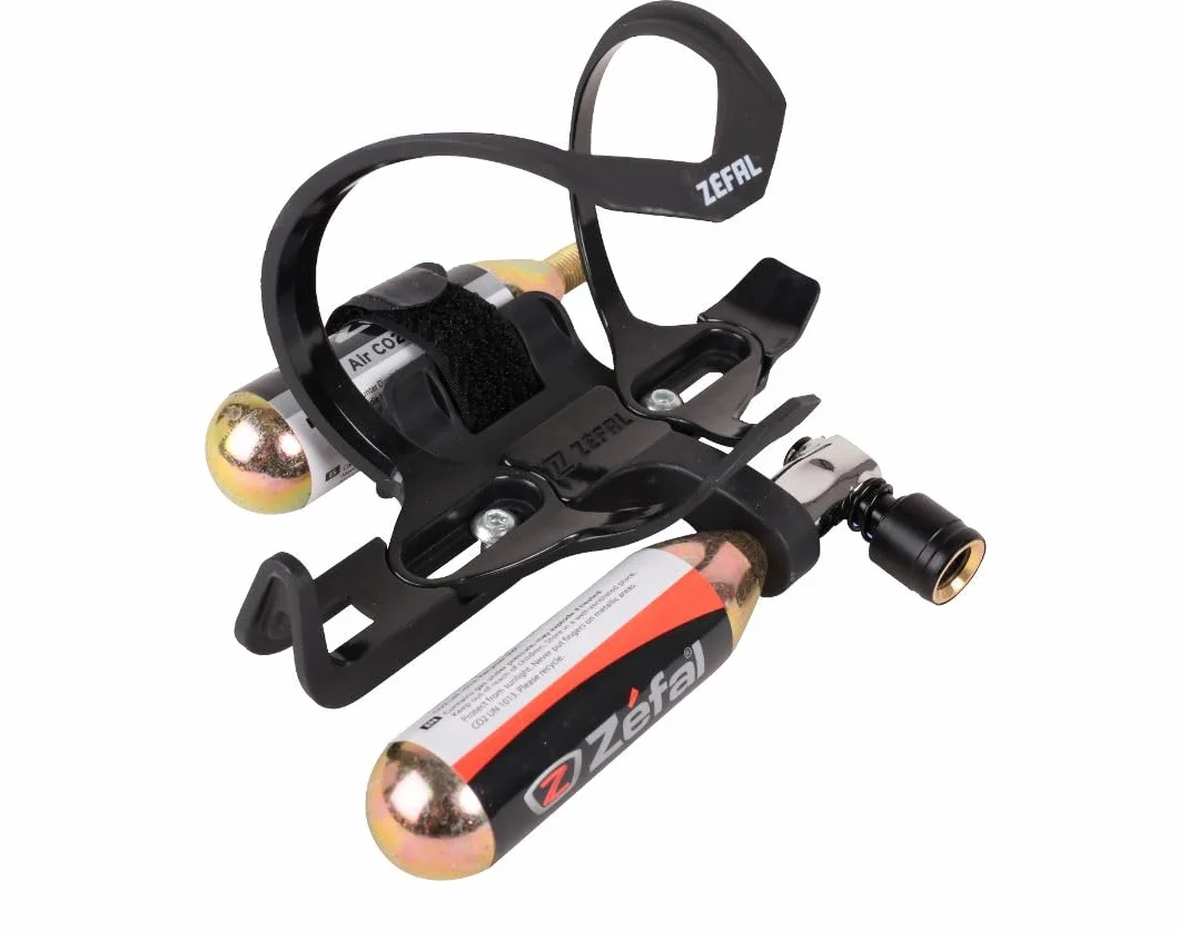 ZEFAL Pulse Z2i Porte-bidon Introduction Latérale Support CO2 Mixte Noir