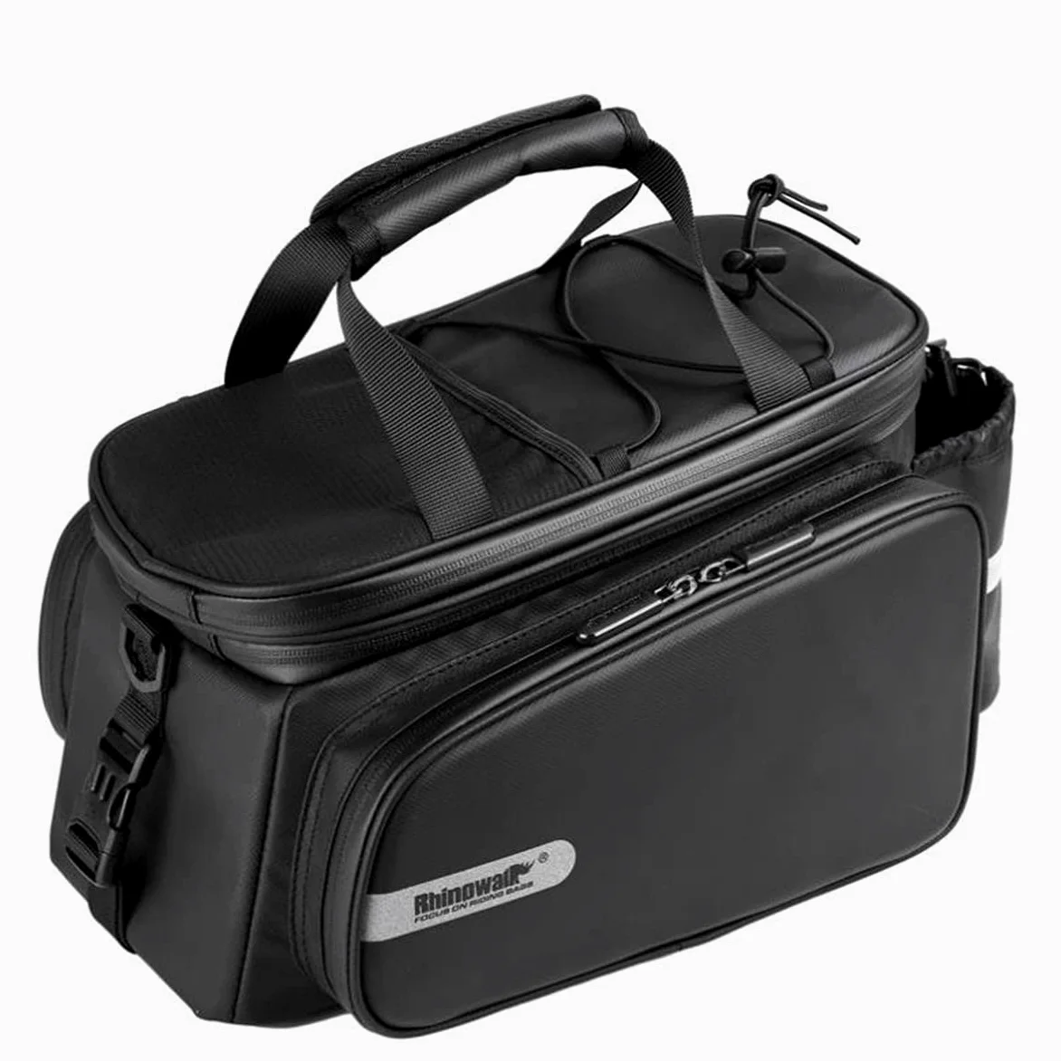 BAIGIO Sacoche Velo Porte Bagage Arriere Étanche 10-30L Grande Capacité Sacoche Vélo Arriere 3 en 1 avec Housse de Pluie pour Vélo/VTT