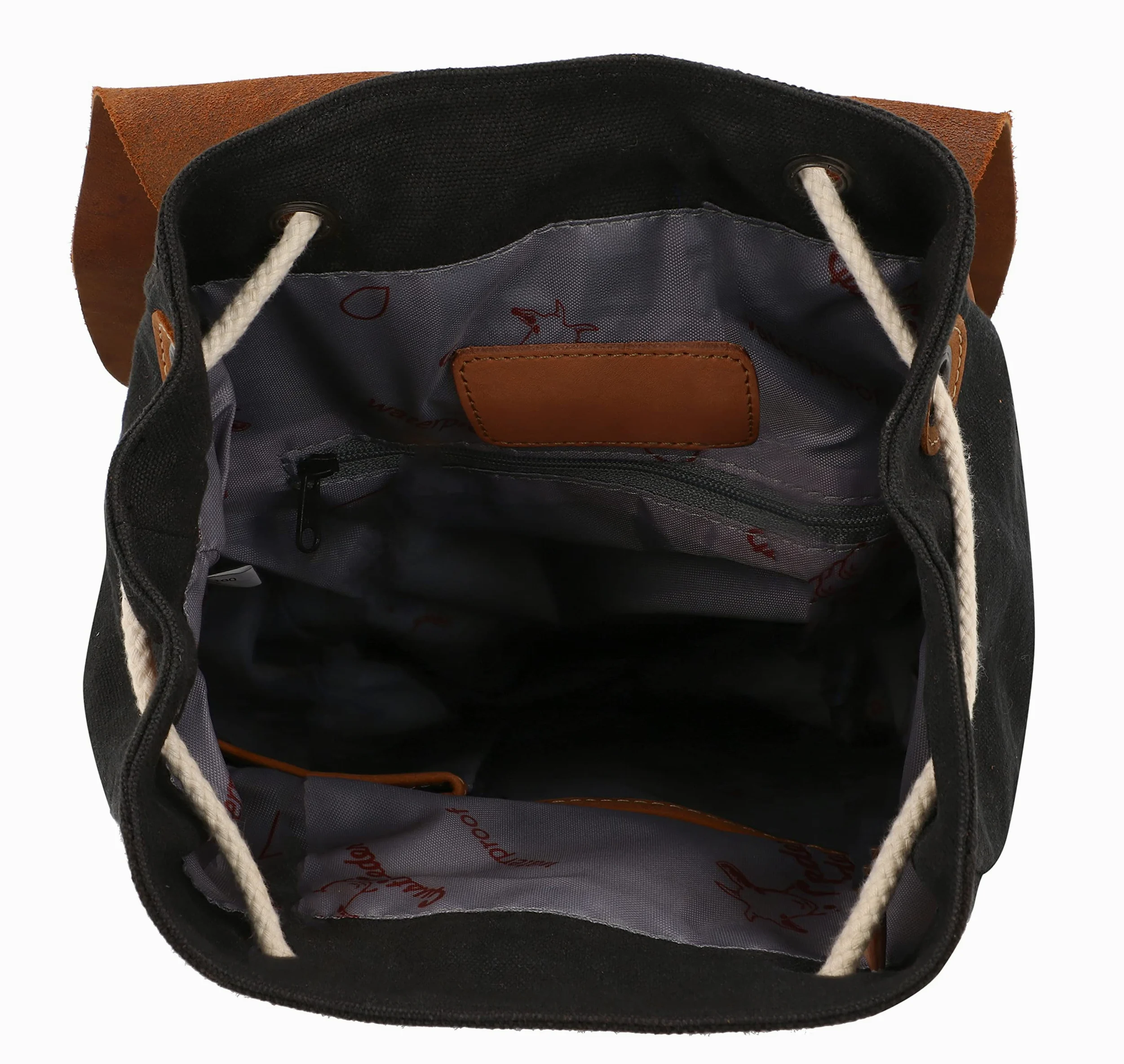 Gusti Sacoche Camille D. de vélo Sac à dos de ville Bleu Toile