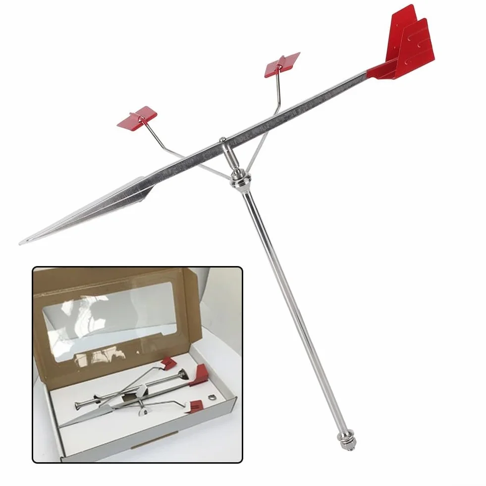 Indicateur de vent en acier inoxydable 304 35,6 cm pour voilier navigation marine