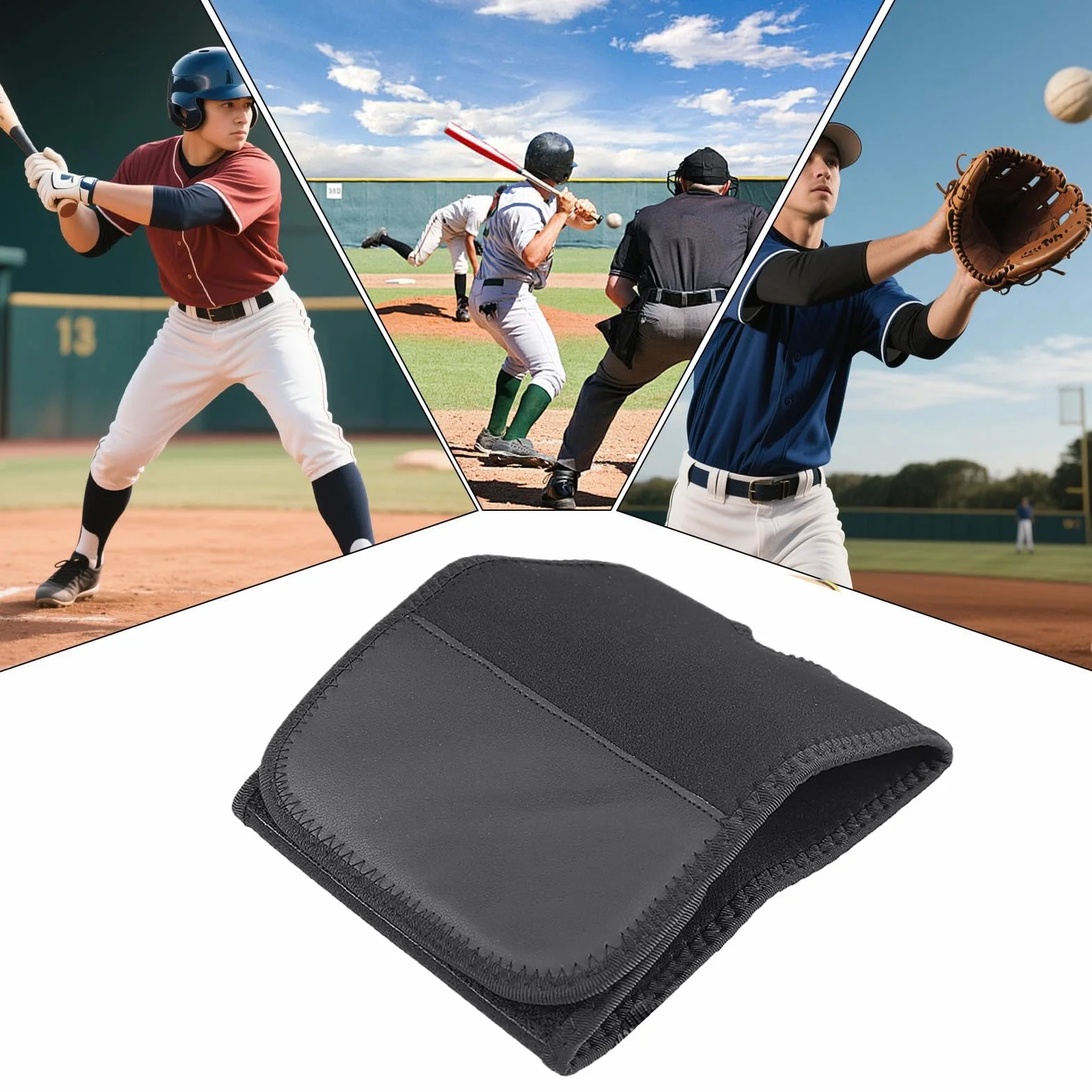 Housse pour gants de softball - Bande d'entraînement absorbant les chocs - Sangle pour gants de softball - Maintien rapide de la forme - Pour adultes