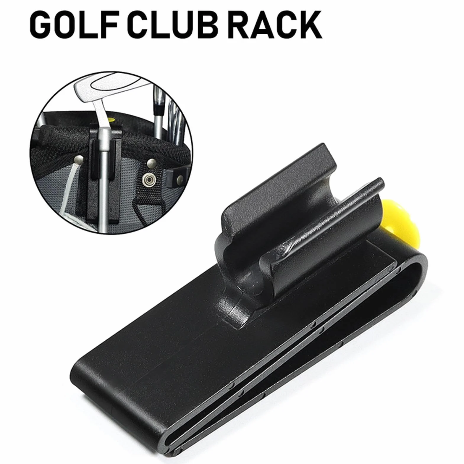 Clip pour sac de golf sur support putter - Golf Putter Clip | Support de putters multifonctionnel avec marqueur de balle - supports léger pour poignée de parapluie, perche à selfie, canne et