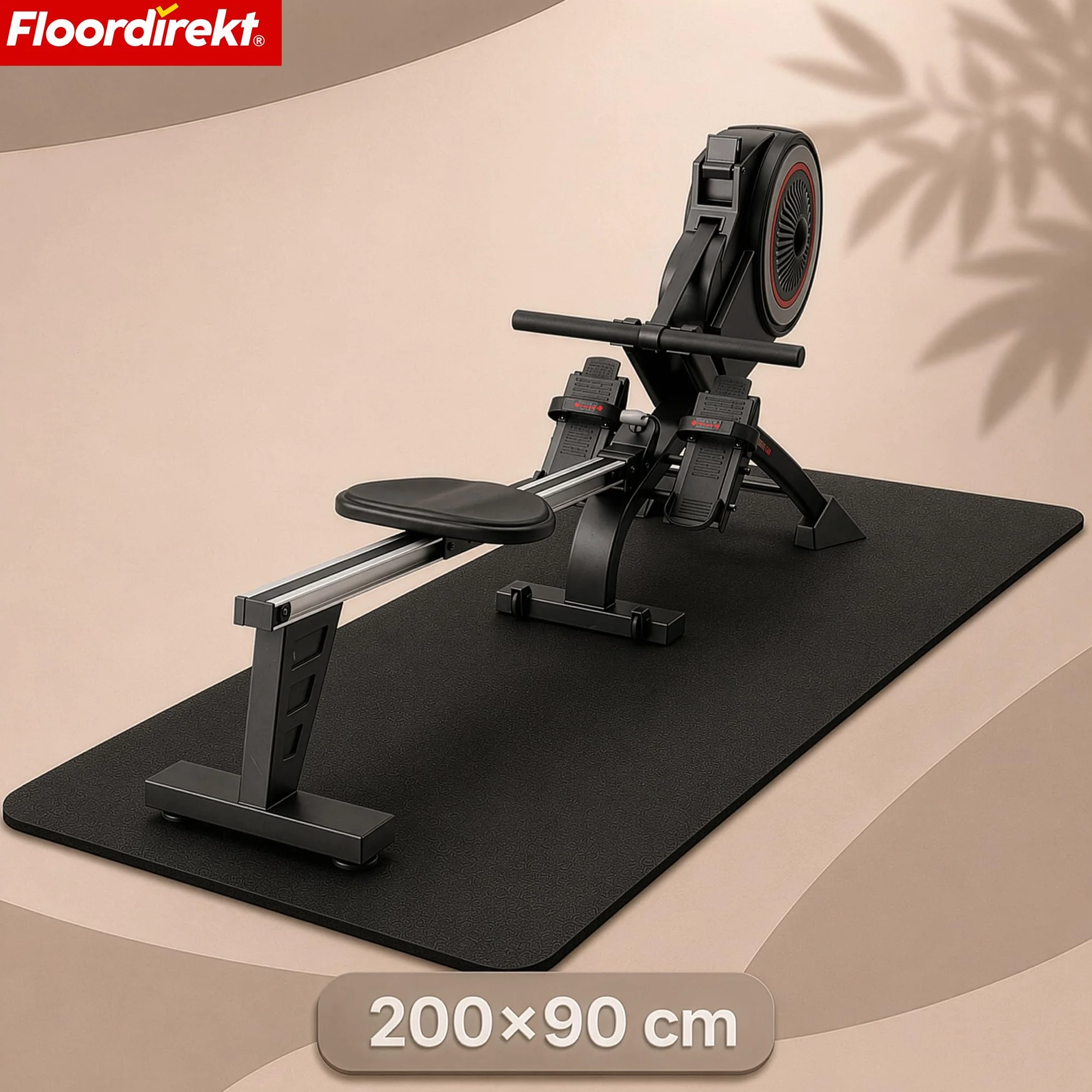 Tapis de protection de sol antidérapant Sparta Floordirekt pour tapis de course, vélo elliptique