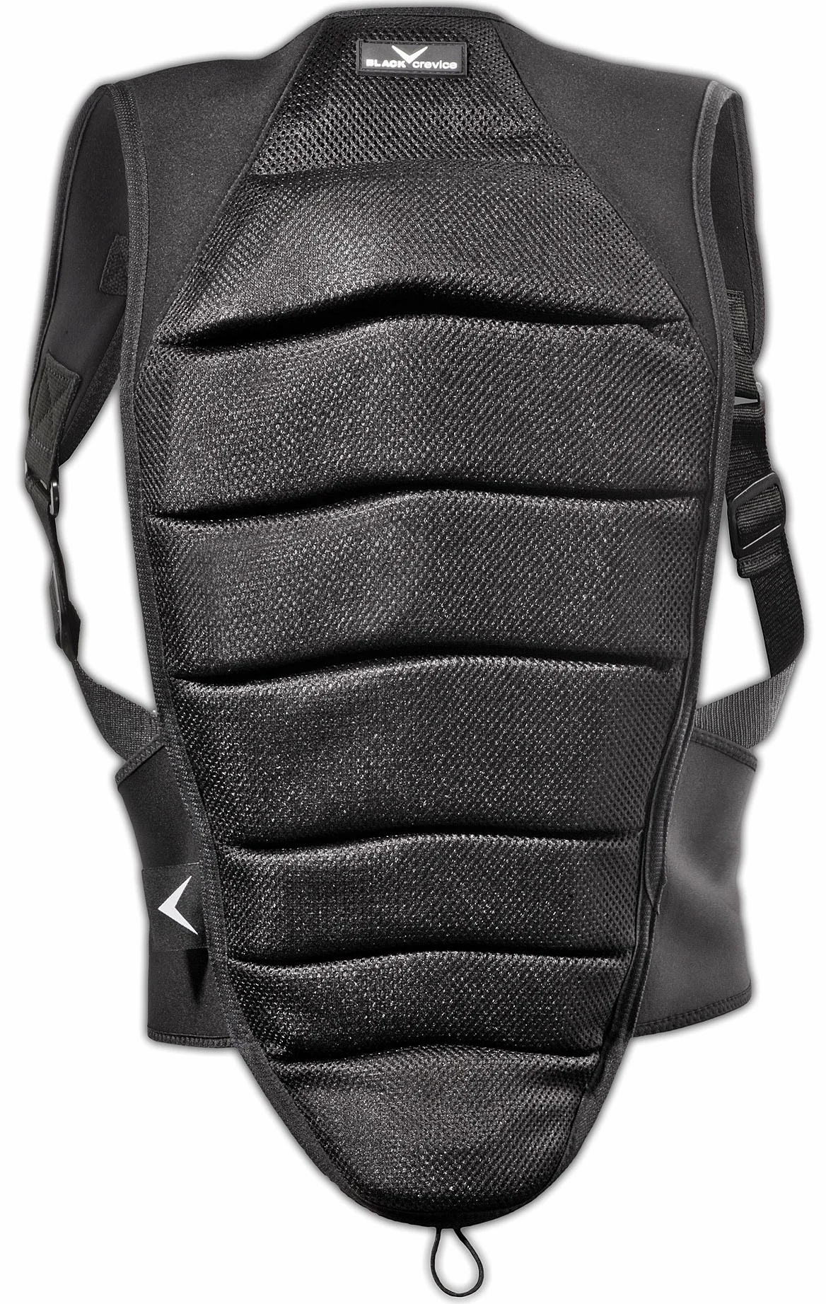 Black Crevice Protection Dorsale I Hommes & Femmes I Protection Dorsale pour Sports d'hiver et Ski I Gilet de Protection Dorsale avec Bretelles réglables I Gilet de Protection Ergonomique