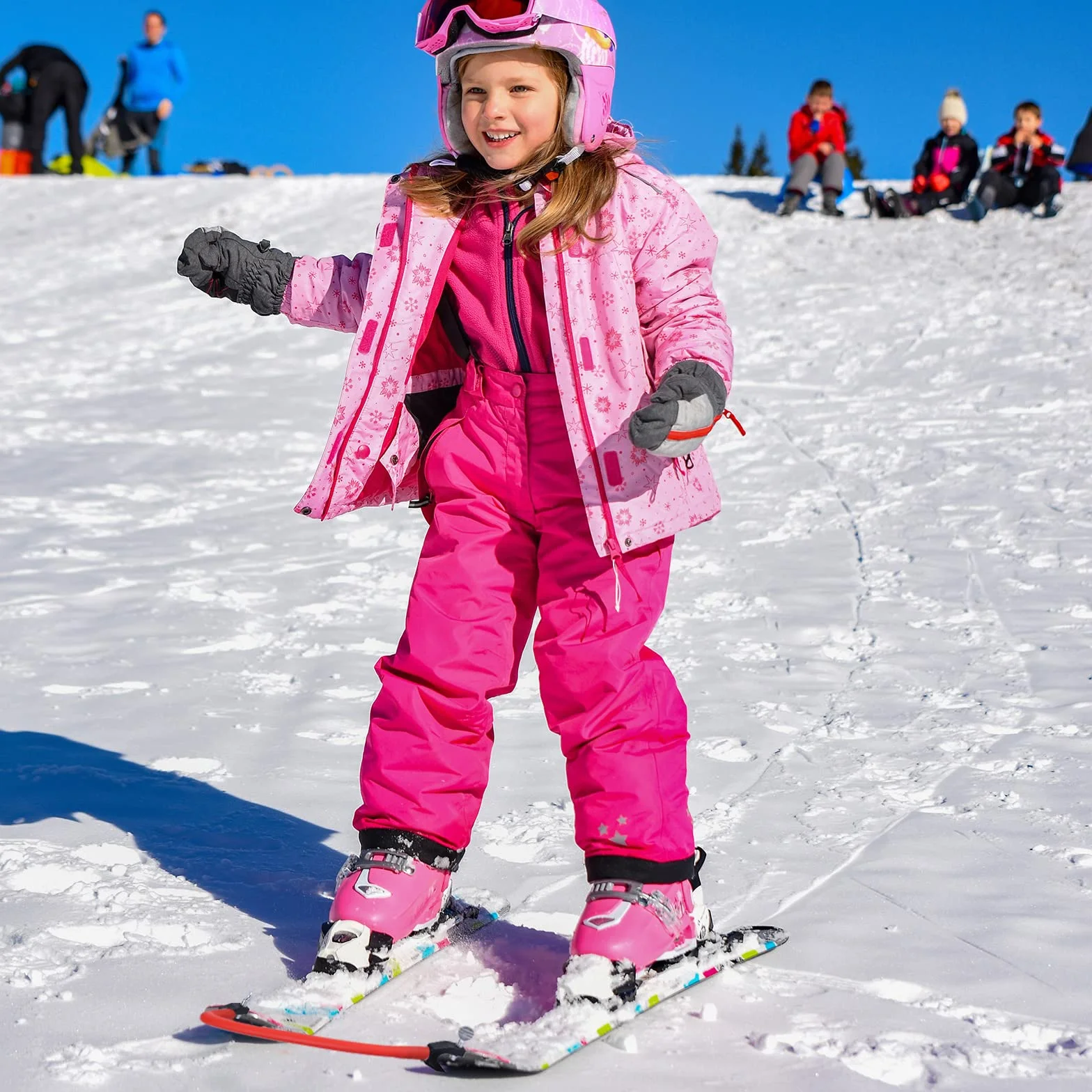 Connecteur de Pointe de Ski pour Enfants BOXOB 2 pièces Équipement d'Entraînement de Ski pour Débutants