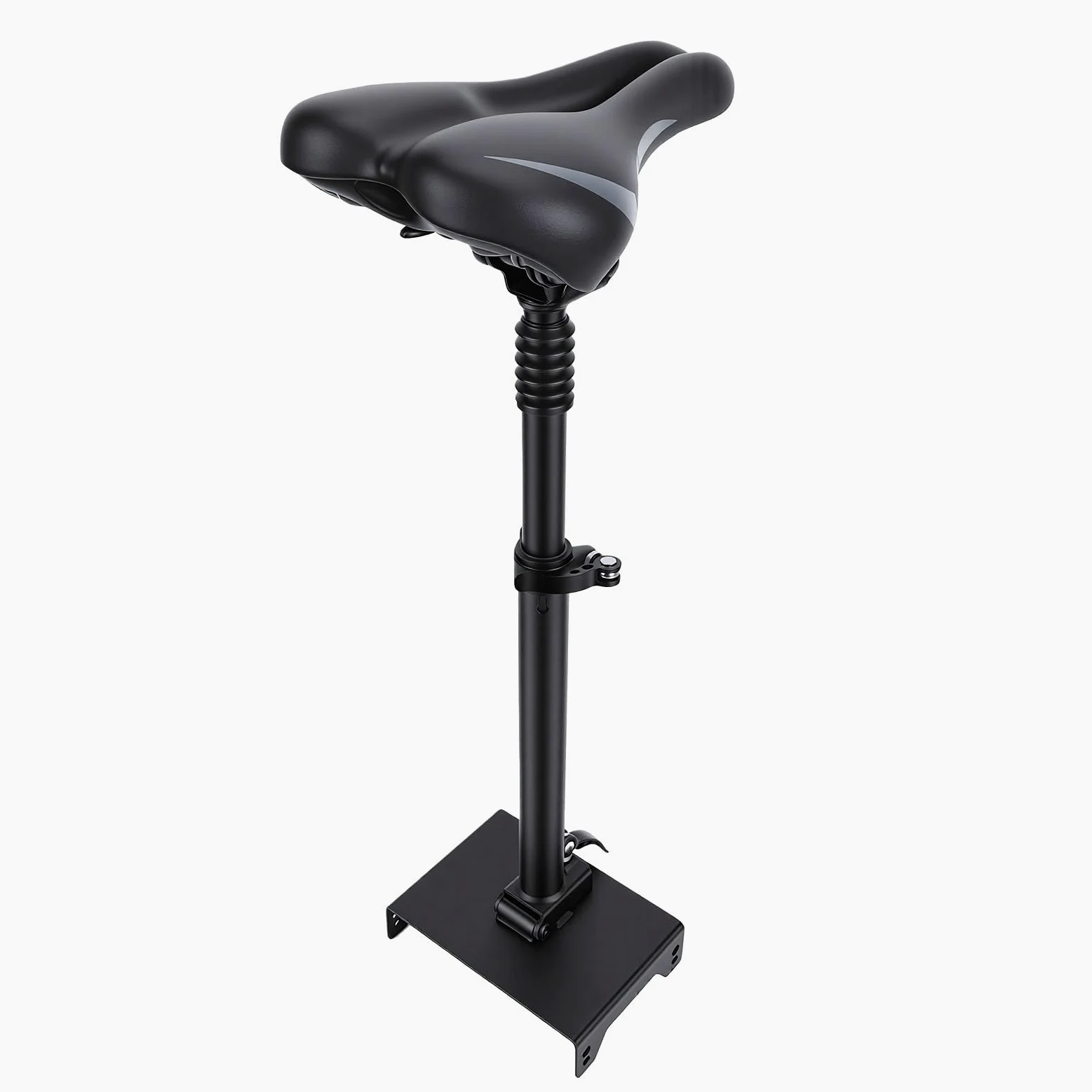 Siège de Scooter électrique G30, Hauteur Réglable, Coussin Confortable, Fixation du Siège, Accessoires D'installation Facile pour Adultes, Alliage D'aluminium et Acier Noir