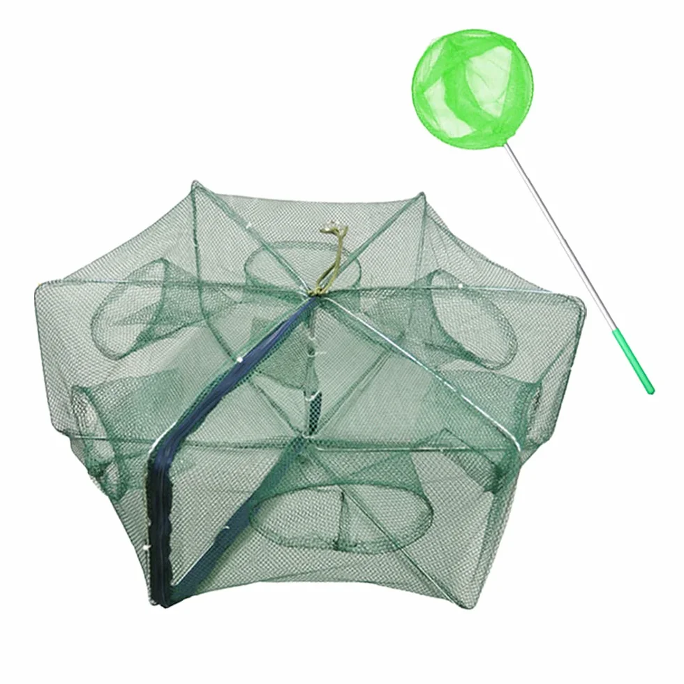 Piège à appâts Pliable pour crabes, écrevisses, ménés, crawdad crevettes et crevettes