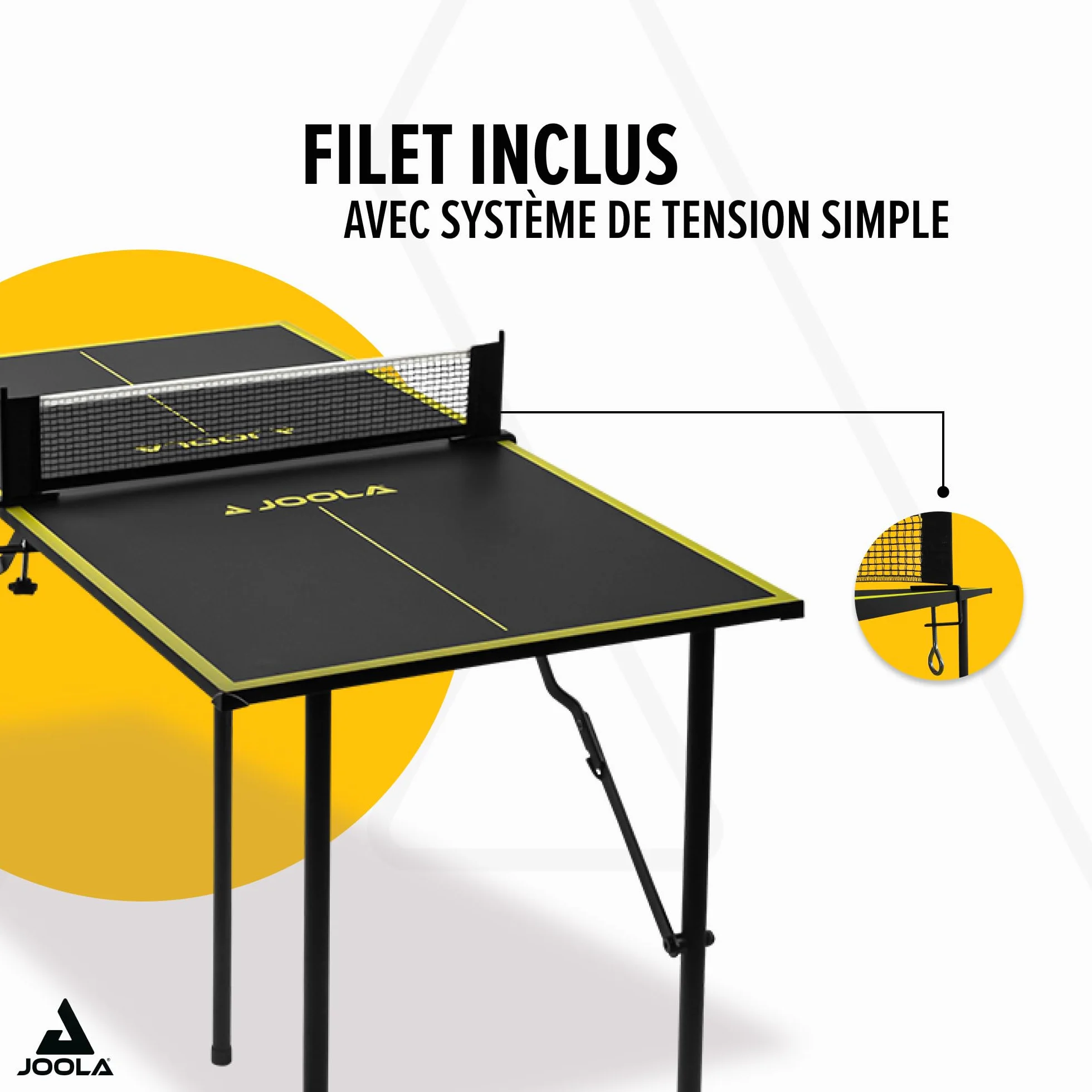 JOOLA Mini Table de ping-Pong d'intérieur avec Filet