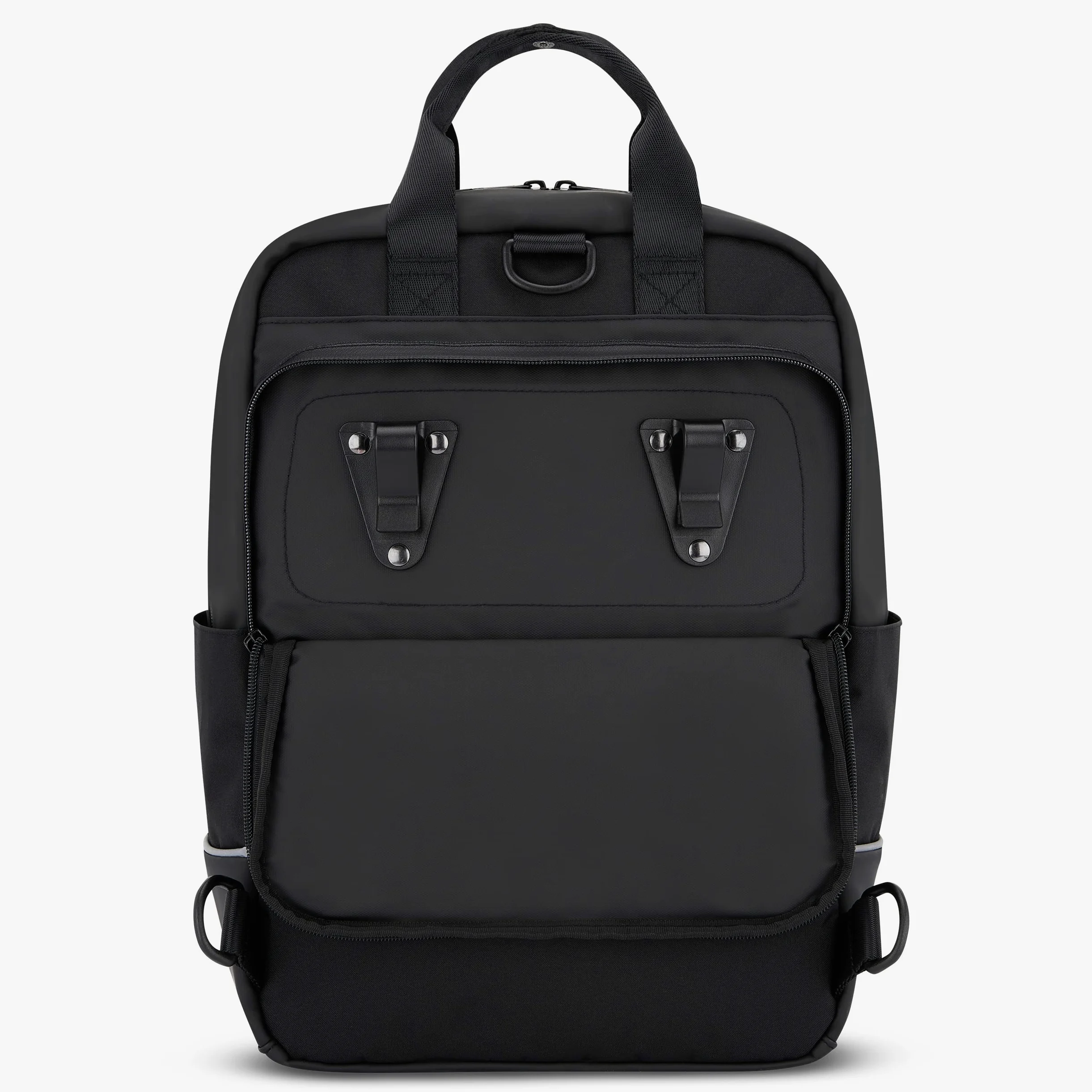 Johnny Urban Sacoche Vélo Noir - Jona Medium Bike - Sac à Dos Multifonctionnel 2 en 1 & Sacoche Arrière Bicyclette avec Compartiment pour Ordinateur Portable 14 Pouces - Hydrofuge