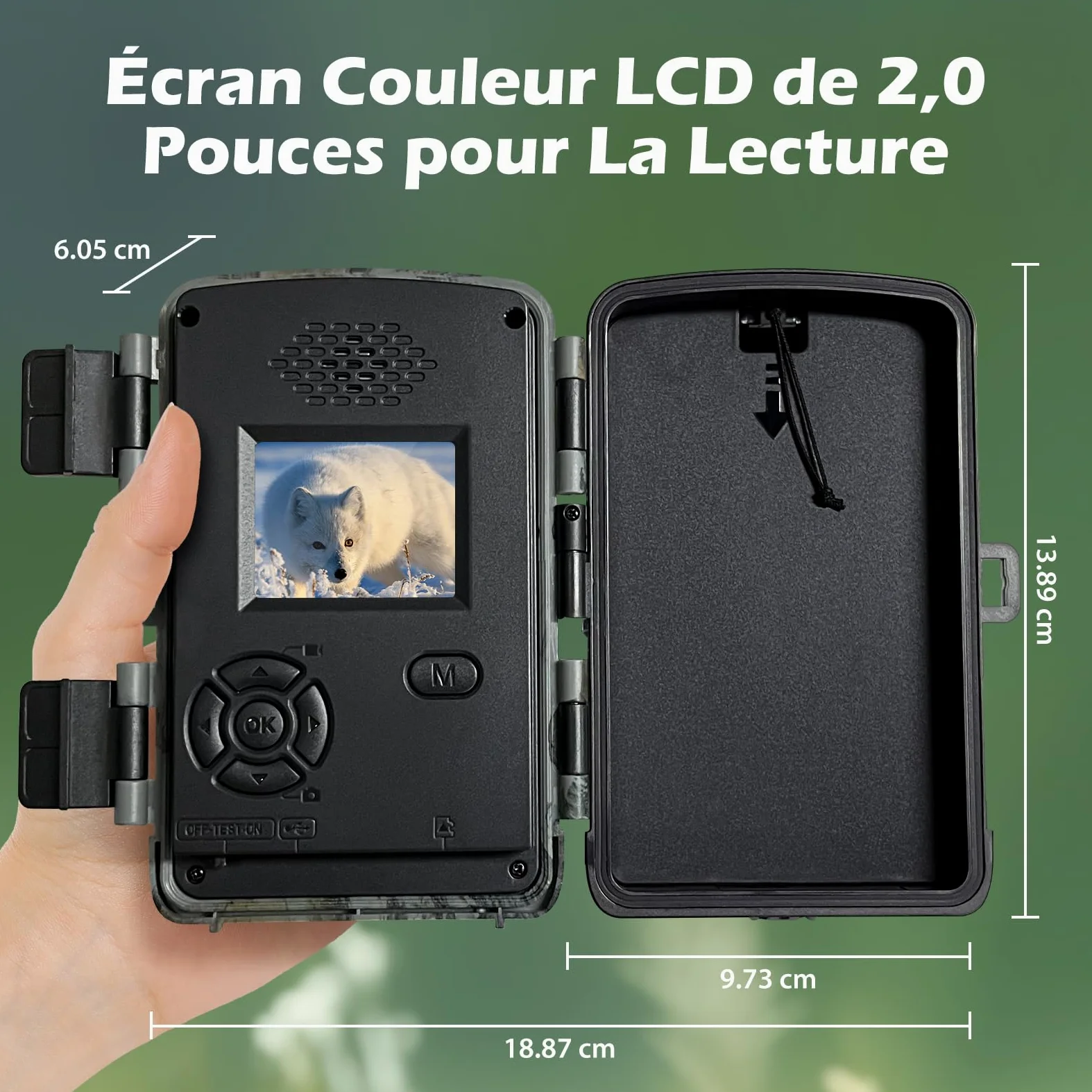 VOOPEAK Camera de Chasse 4K 30FPS 48MP, Caméra de Chasse Nocturne Activé par Le Mouvement, Caméra Chasse Infrarouge Surveillance Exterieur Grand Angle 120° Camera Animaux IP66 Étanche | Déclenchement par mouvement, vision nocturne infrarouge et grand angl